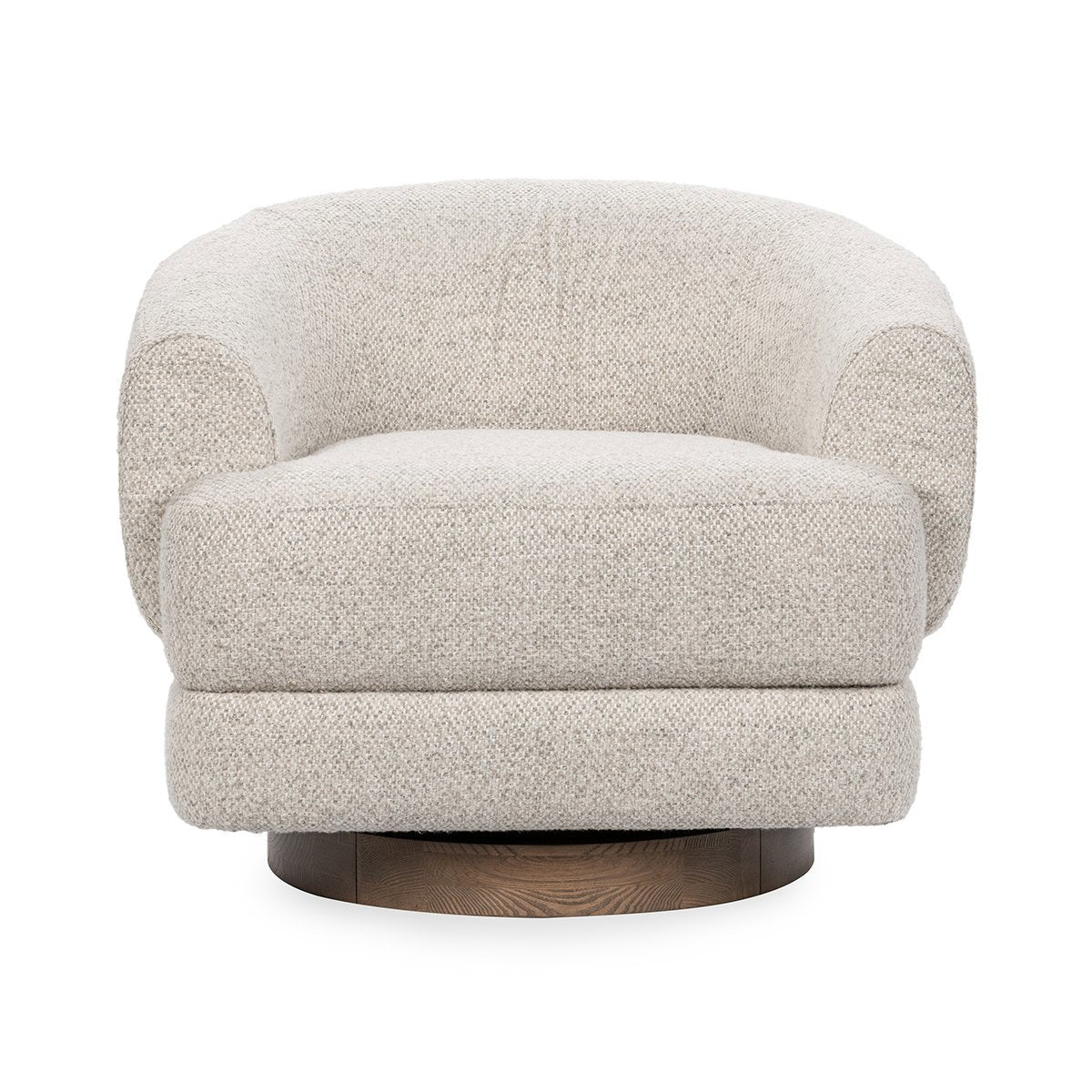 Chassia Swivel Chair - Dusty Beige