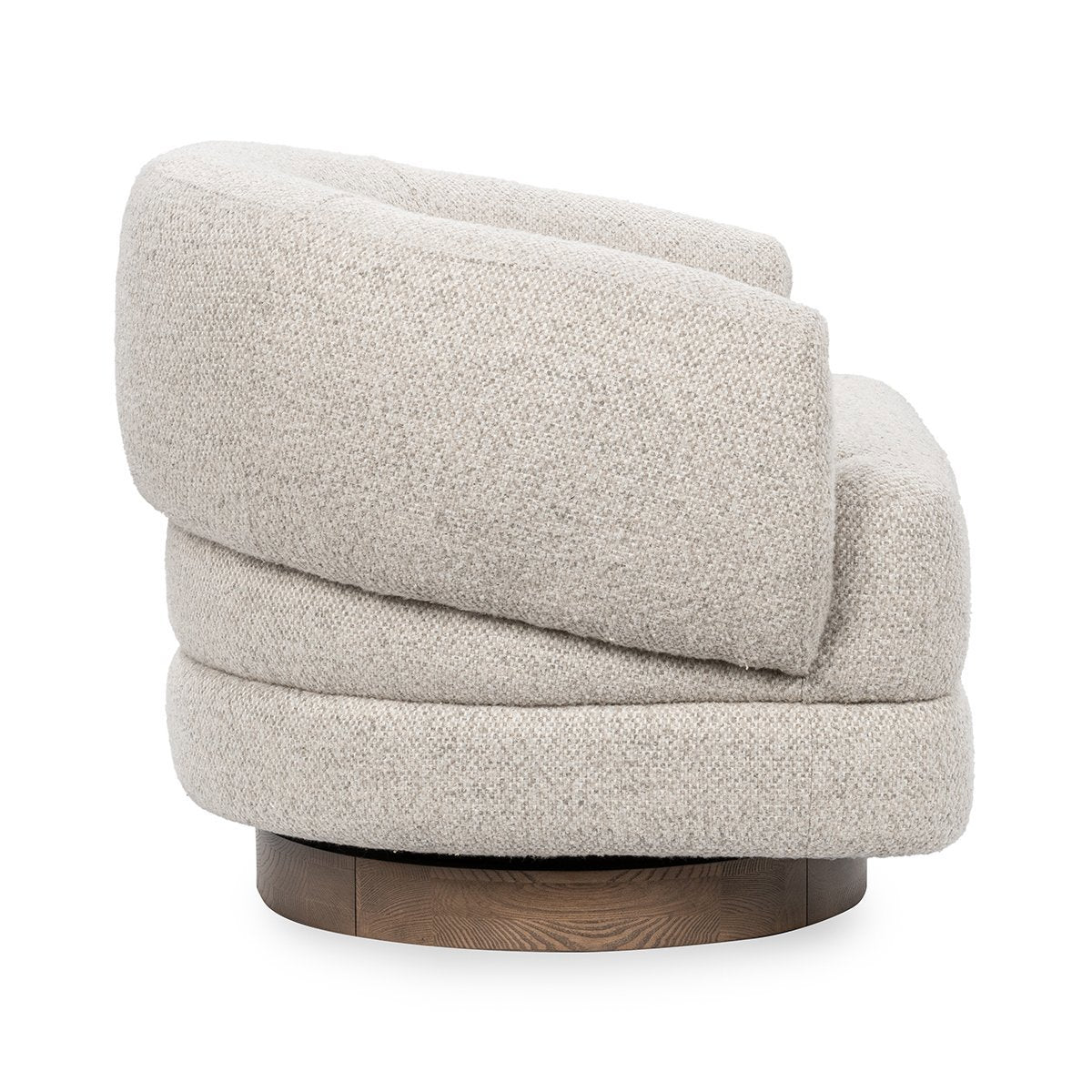 Chassia Swivel Chair - Dusty Beige