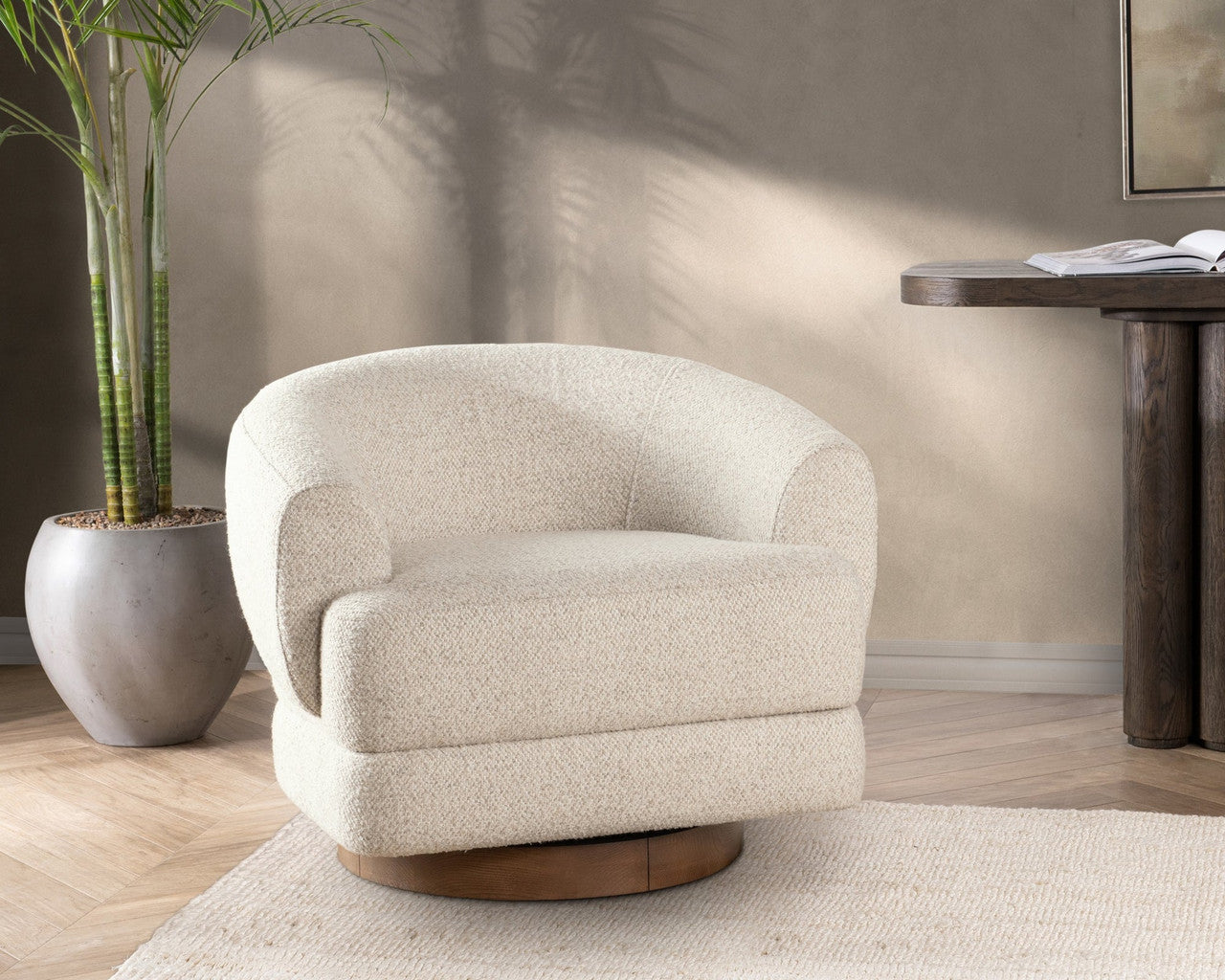 Chassia Upholstered Swivel Chair