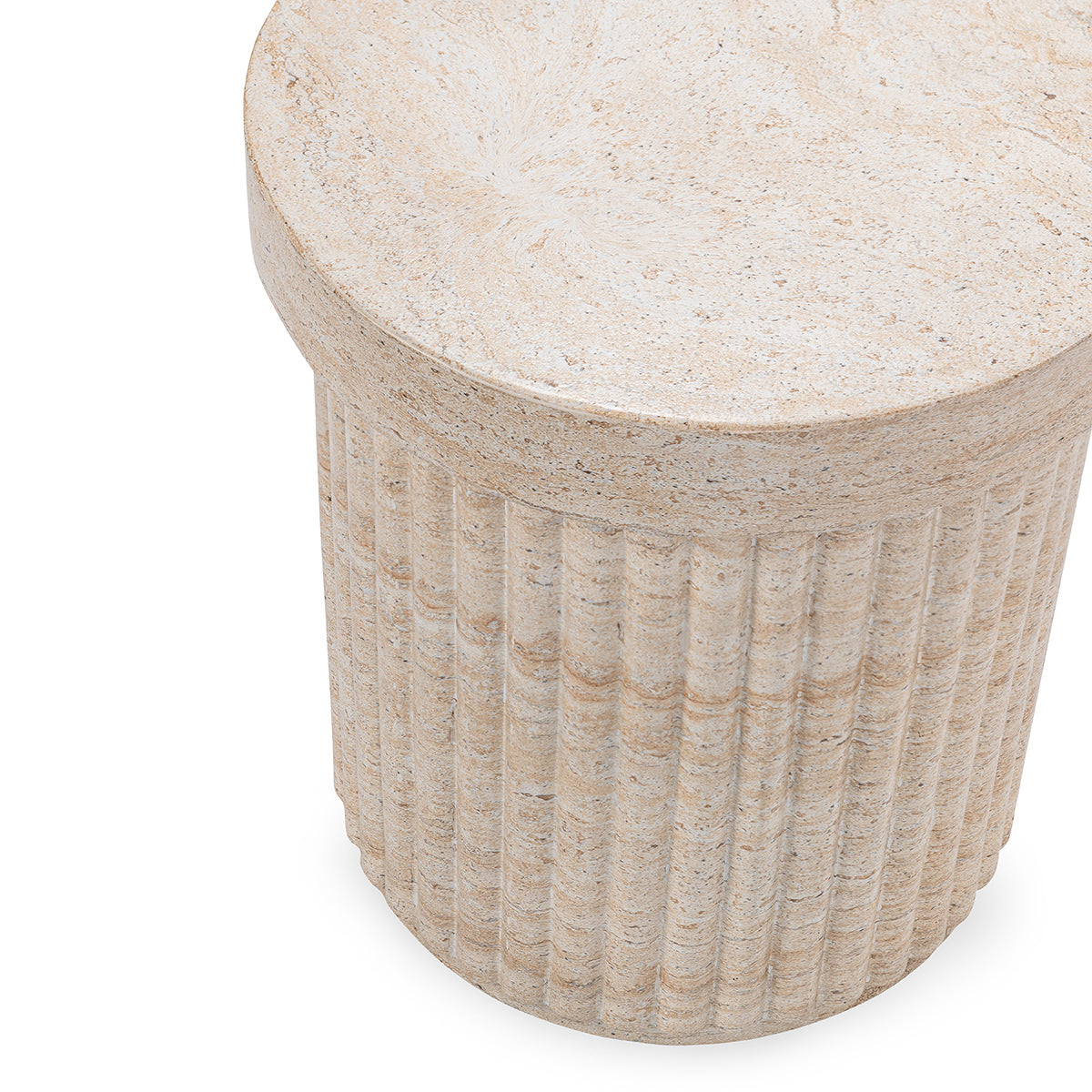 Selah Outdoor Accent Table - Capri Limestone