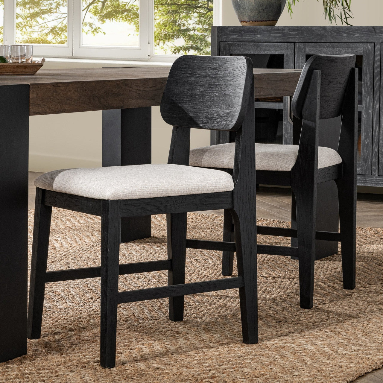Deaven Upholstered Dining Chair Set of 2