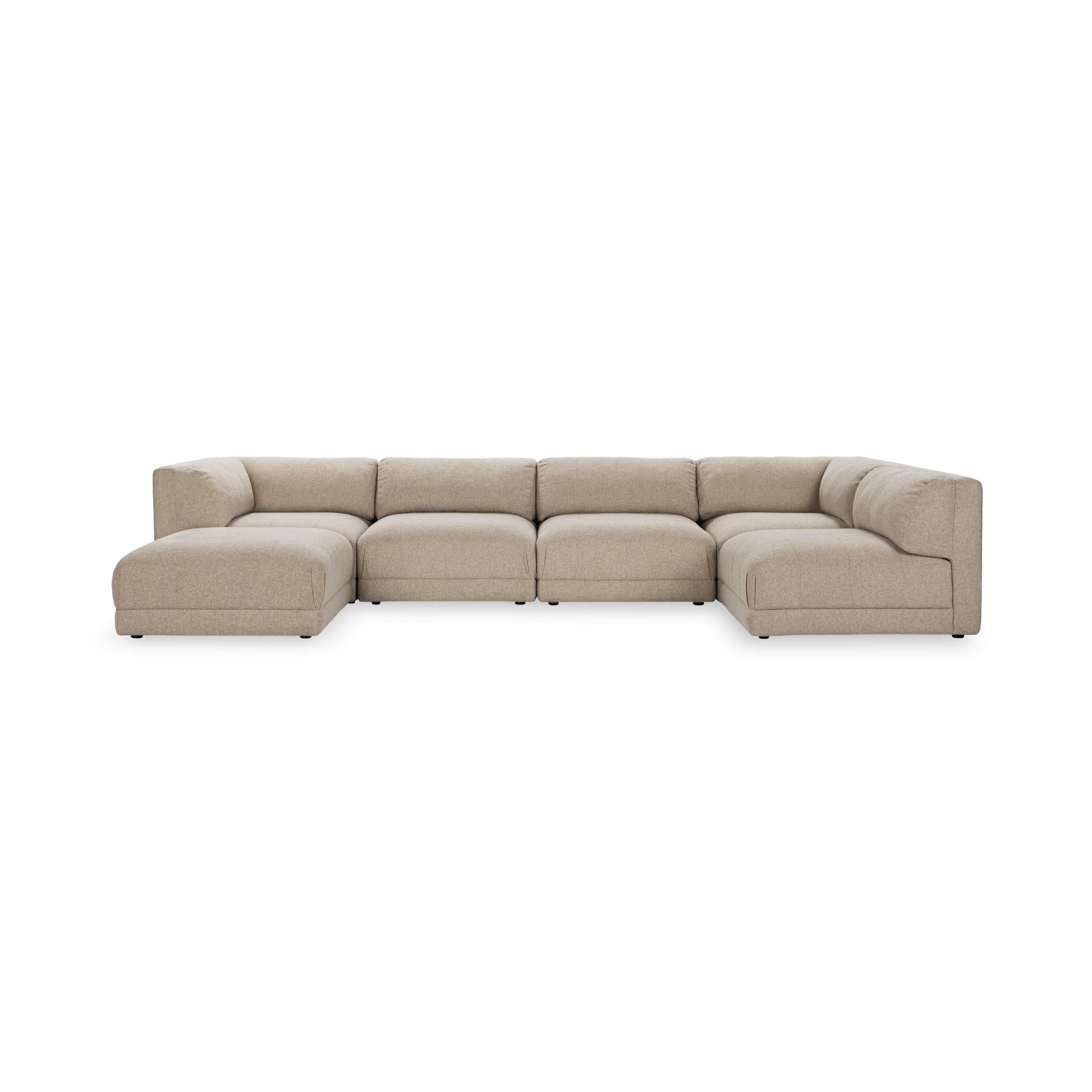 Adalynne 6 Piece Sectional - Buttermilk