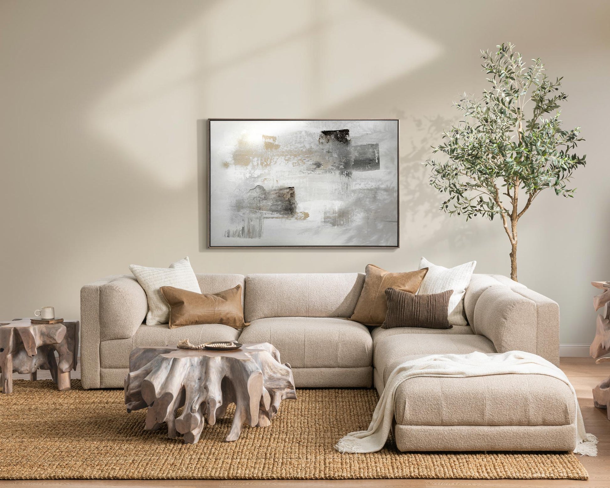 Adalynne 6 Piece Sectional - Buttermilk