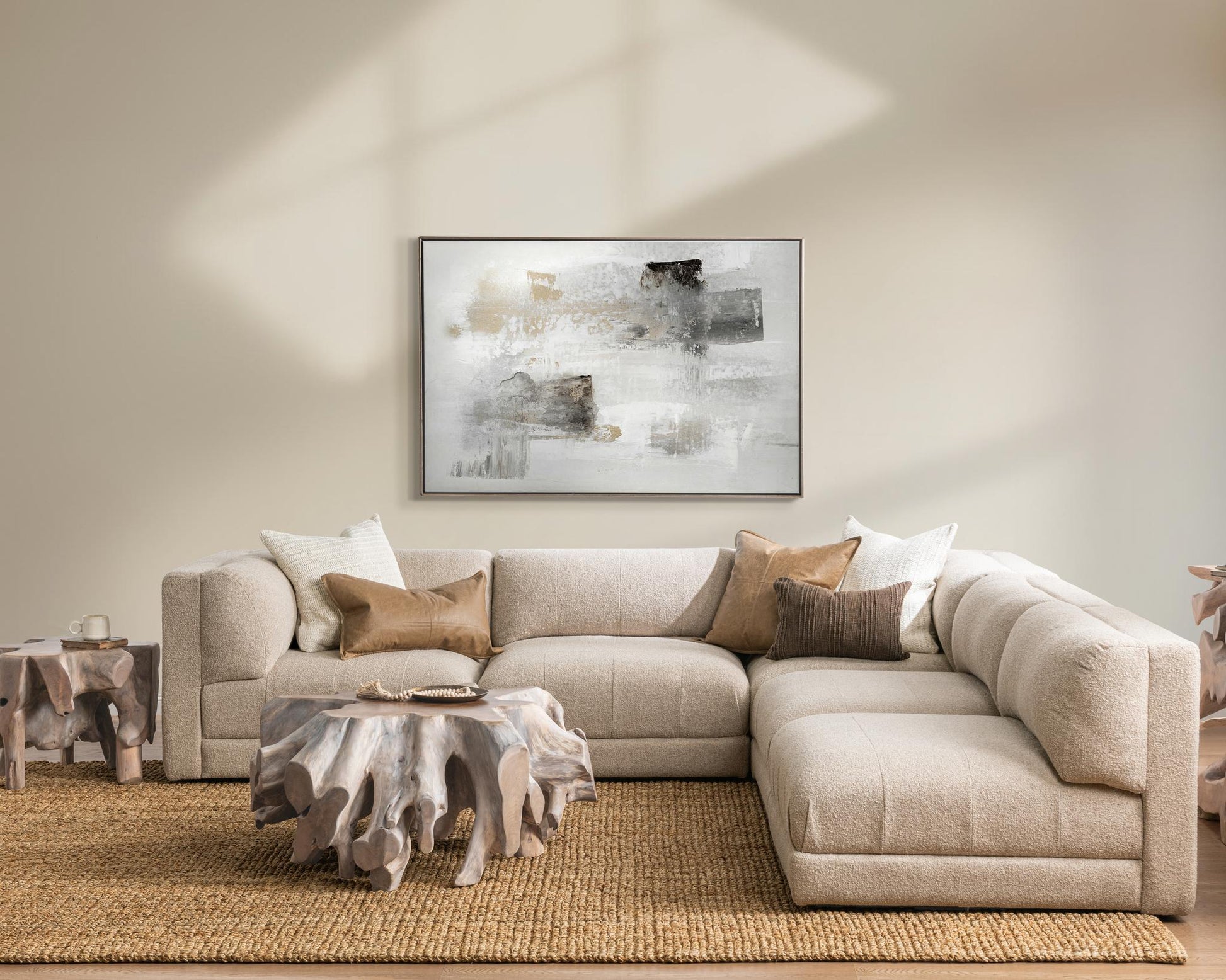 Adalynne 6 Piece Sectional - Buttermilk