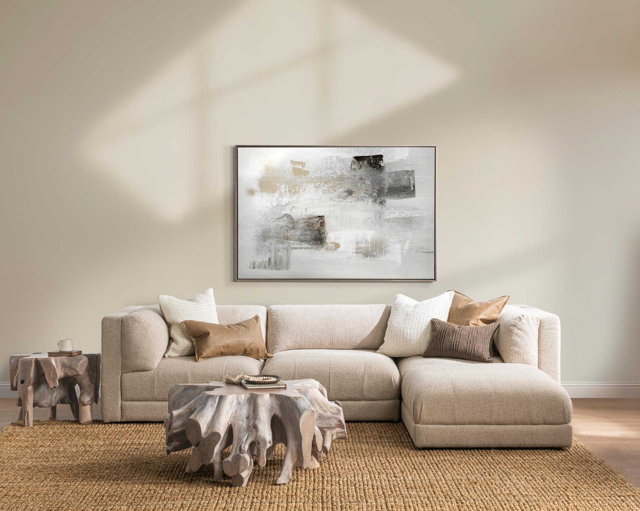 Adalynne Ottoman - Buttermilk