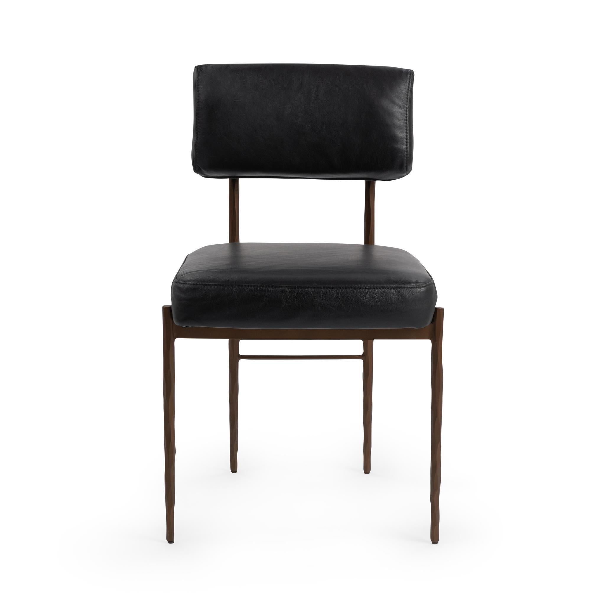 Kester Dining Chair Jet Black-Set of 2