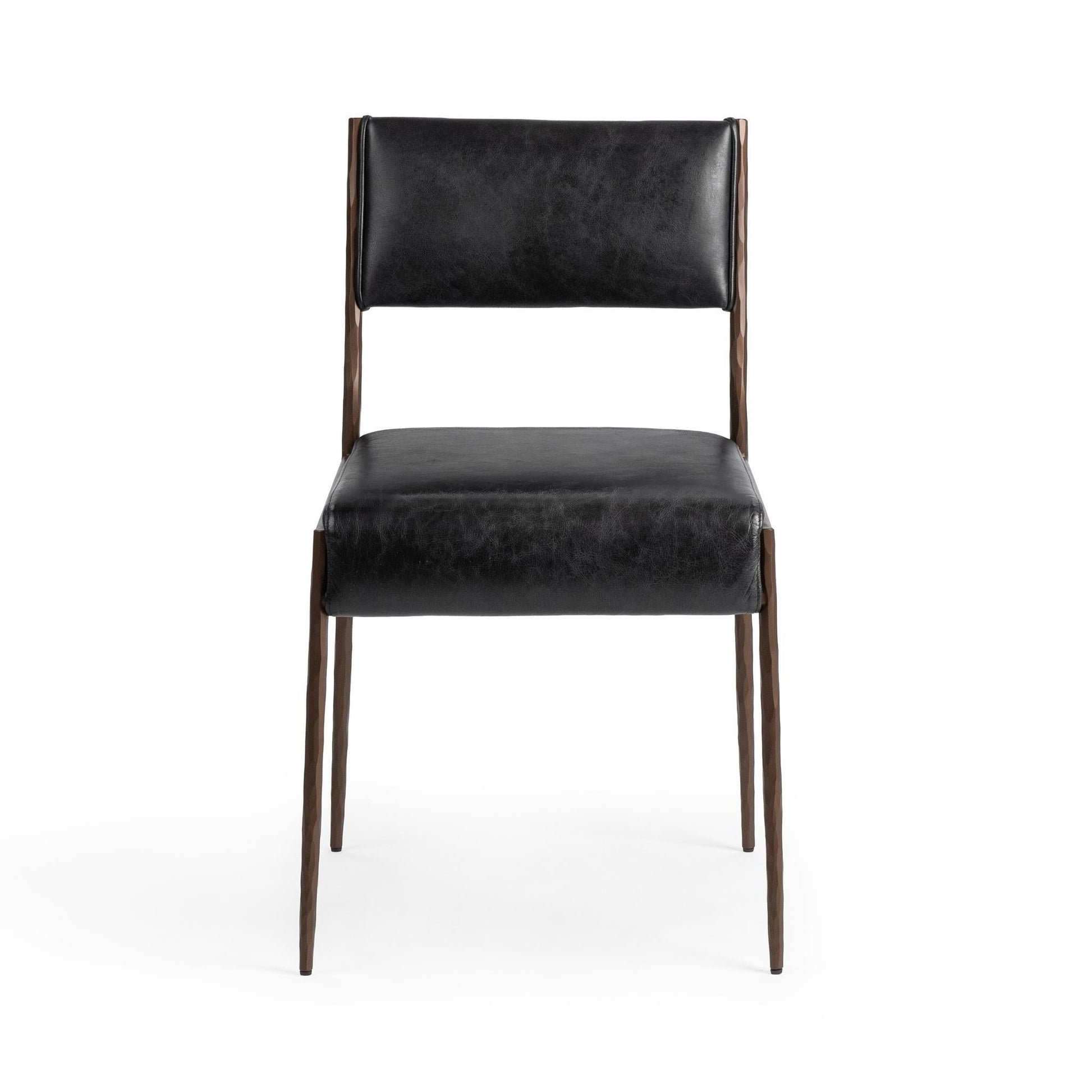 Kayne Dining Chair Set of 2 - Jet Black