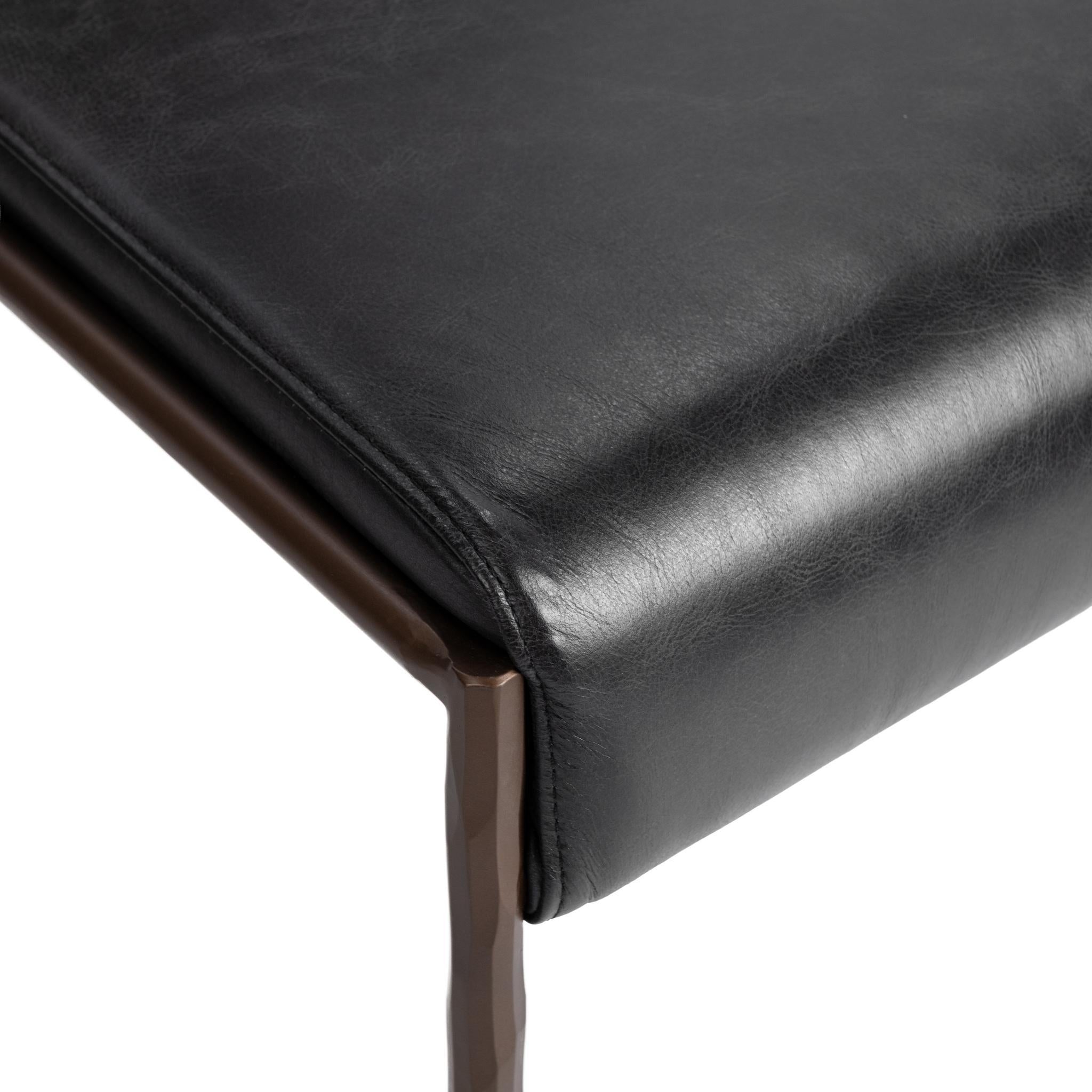 Kayne Dining Chair Set of 2 - Jet Black