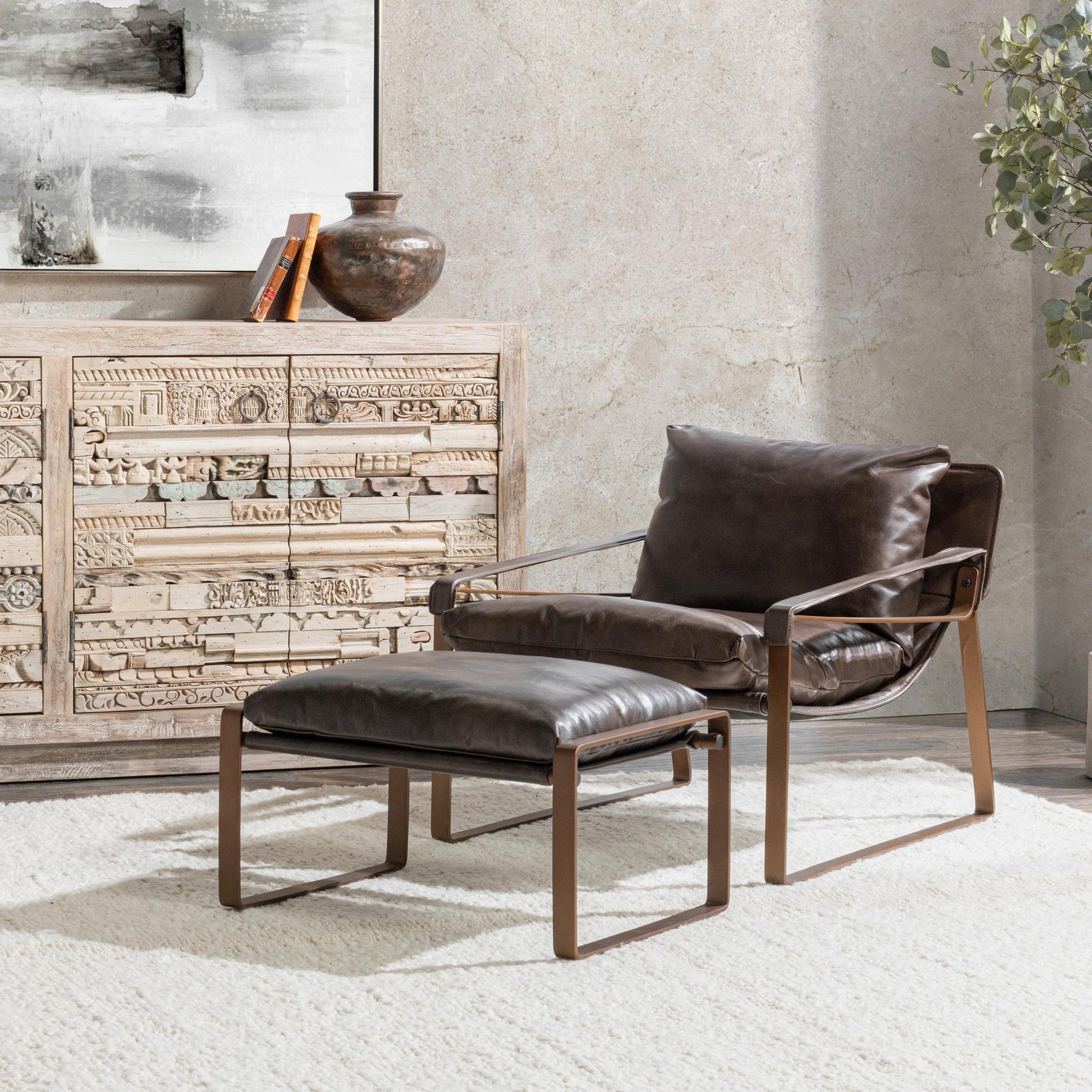 Morgan Stool - Truffle Brown