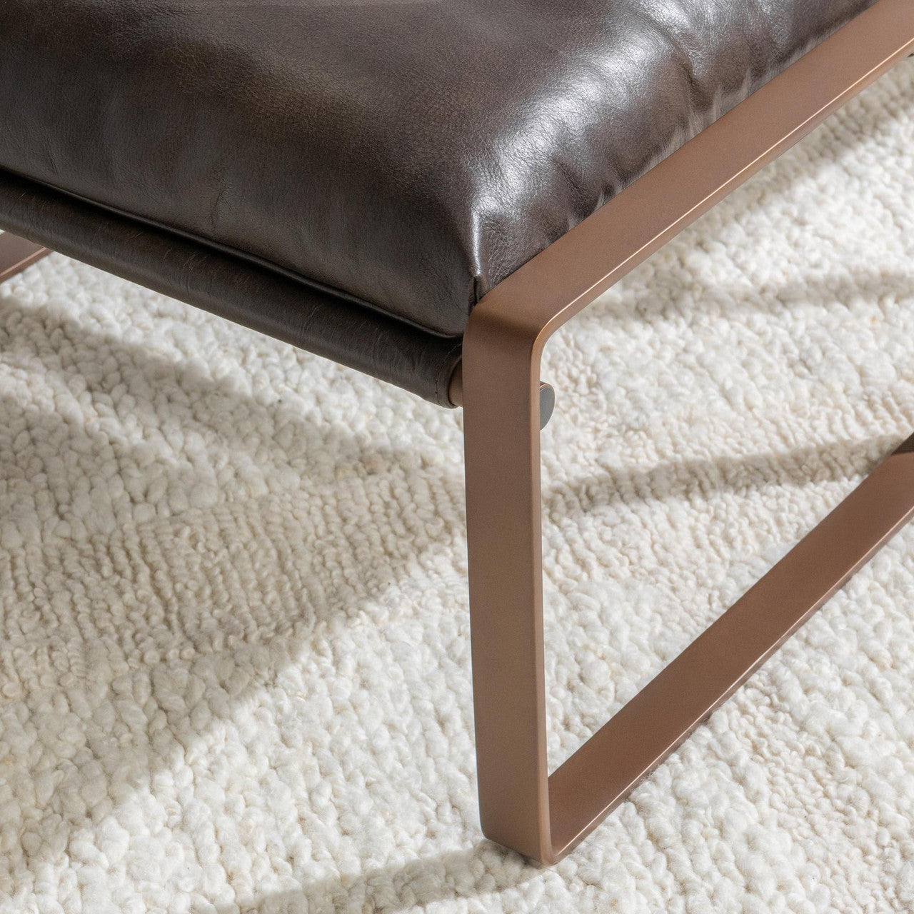 Morgan Brown Ottoman