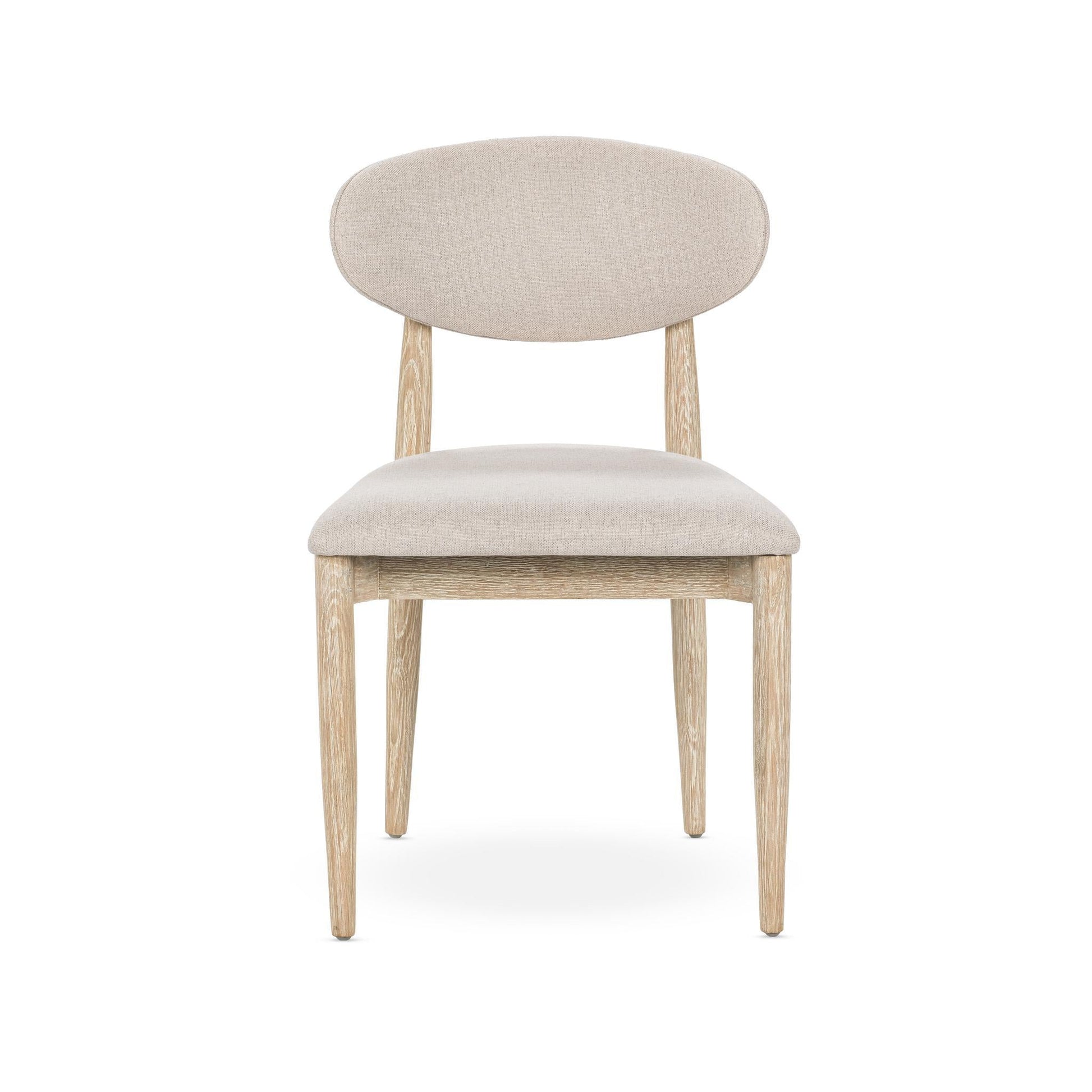 Tiber Dining Chair Set of 2 - Cream Washed