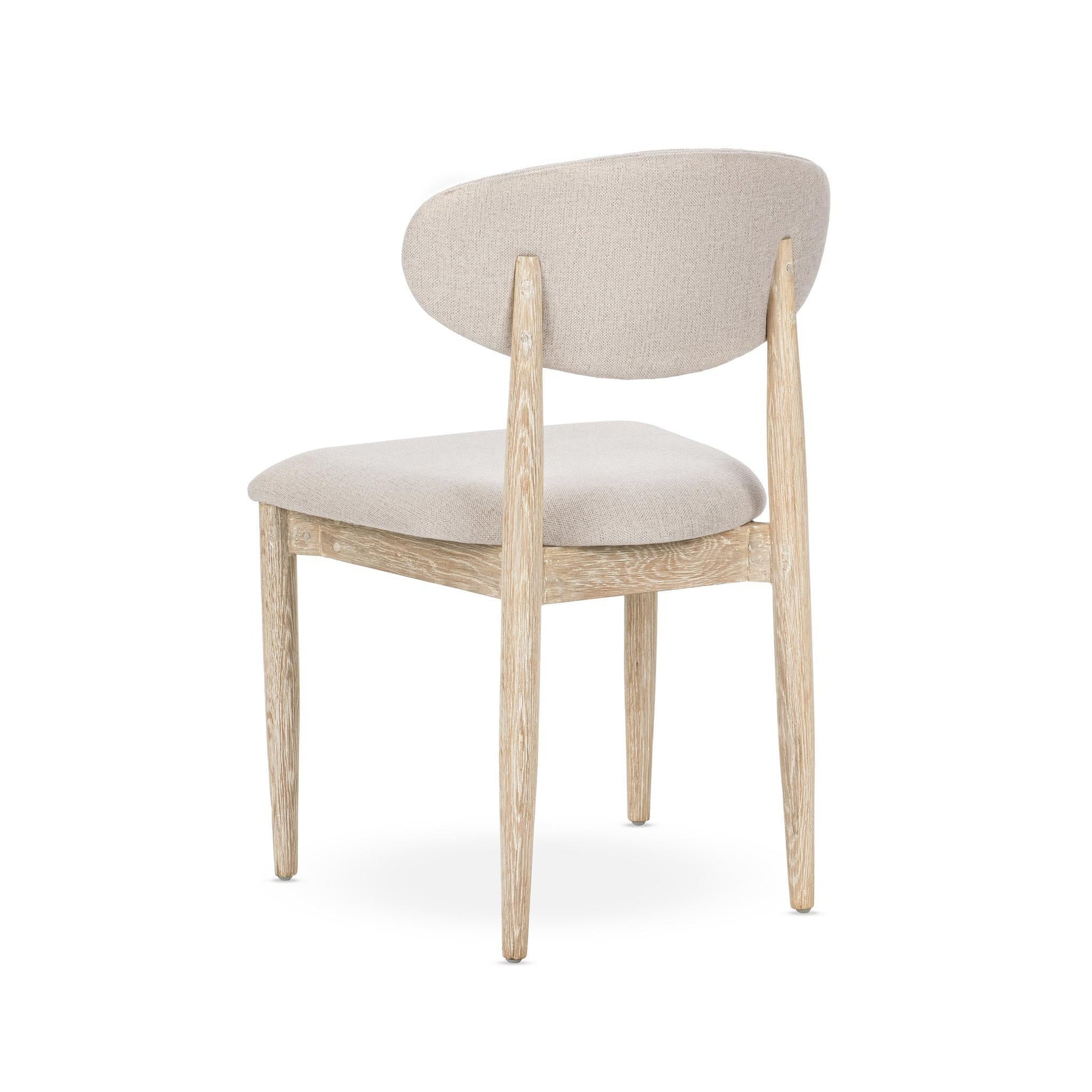 Tiber Dining Chair Set of 2 - Cream Washed