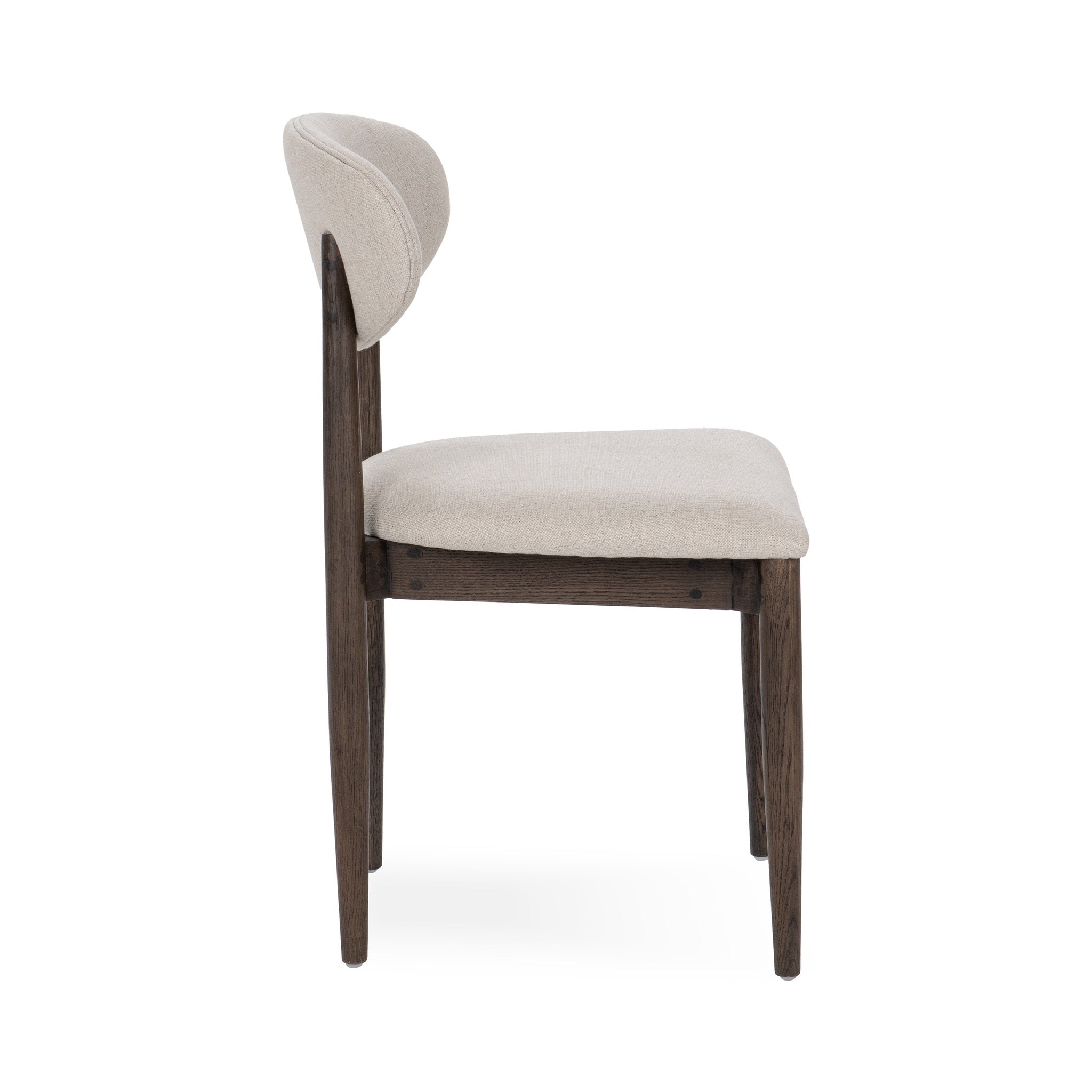 Tiber Dining Chair Set of 2 - Cream Washed