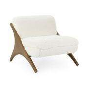 Georgia Upholstered Accent Chair - Ivory