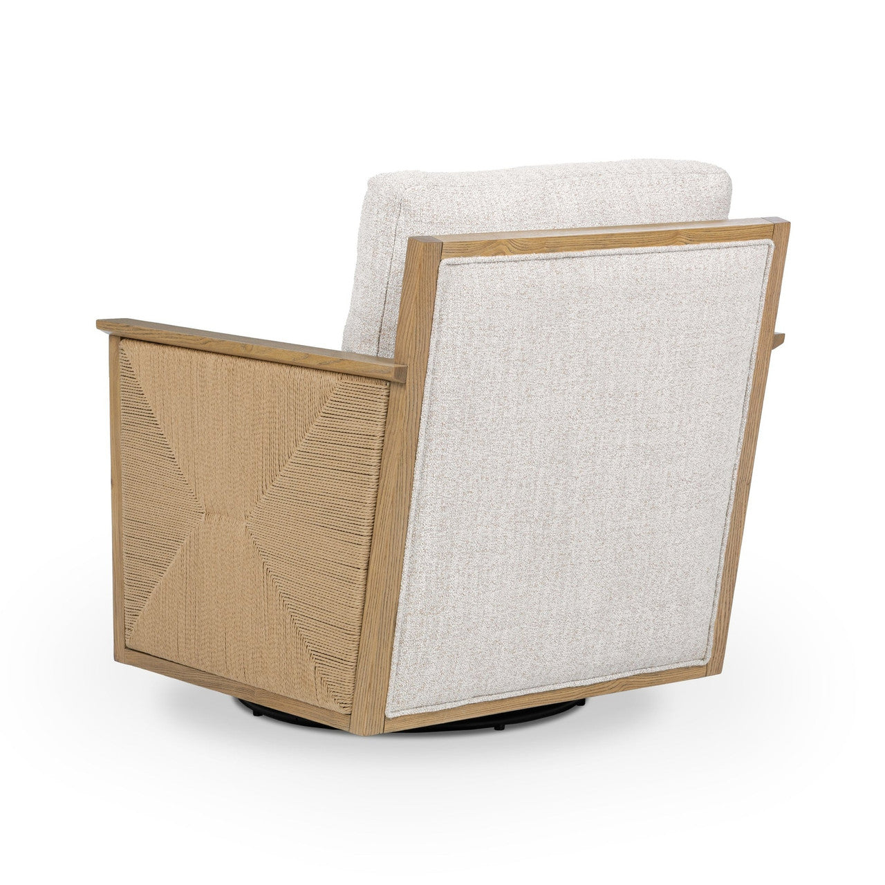 Norman Swivel Accent Chair - Almond Cocoa