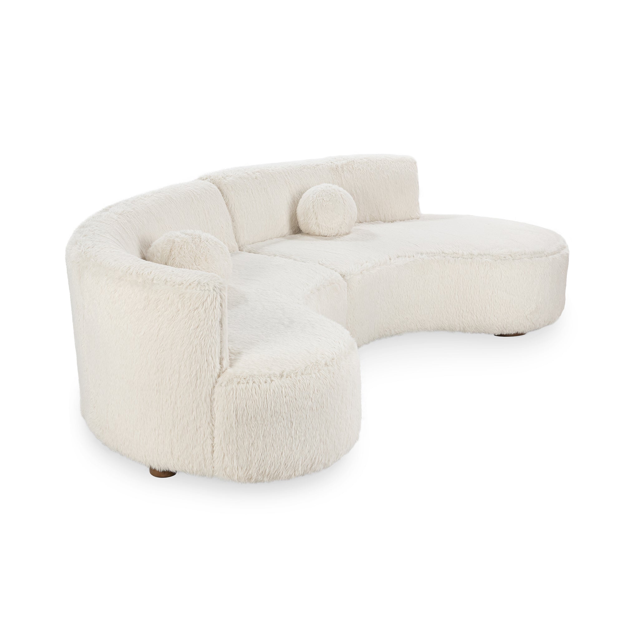 Octavia 2 Piece Sectional - Ivory