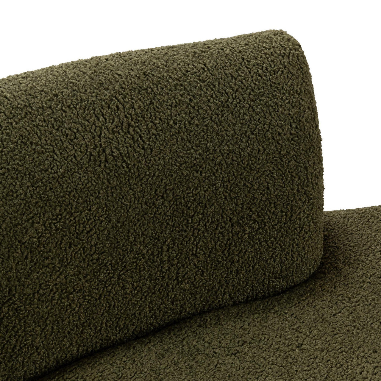 Octavia Green Upholstered 2-Piece Curved Sectional Sofa