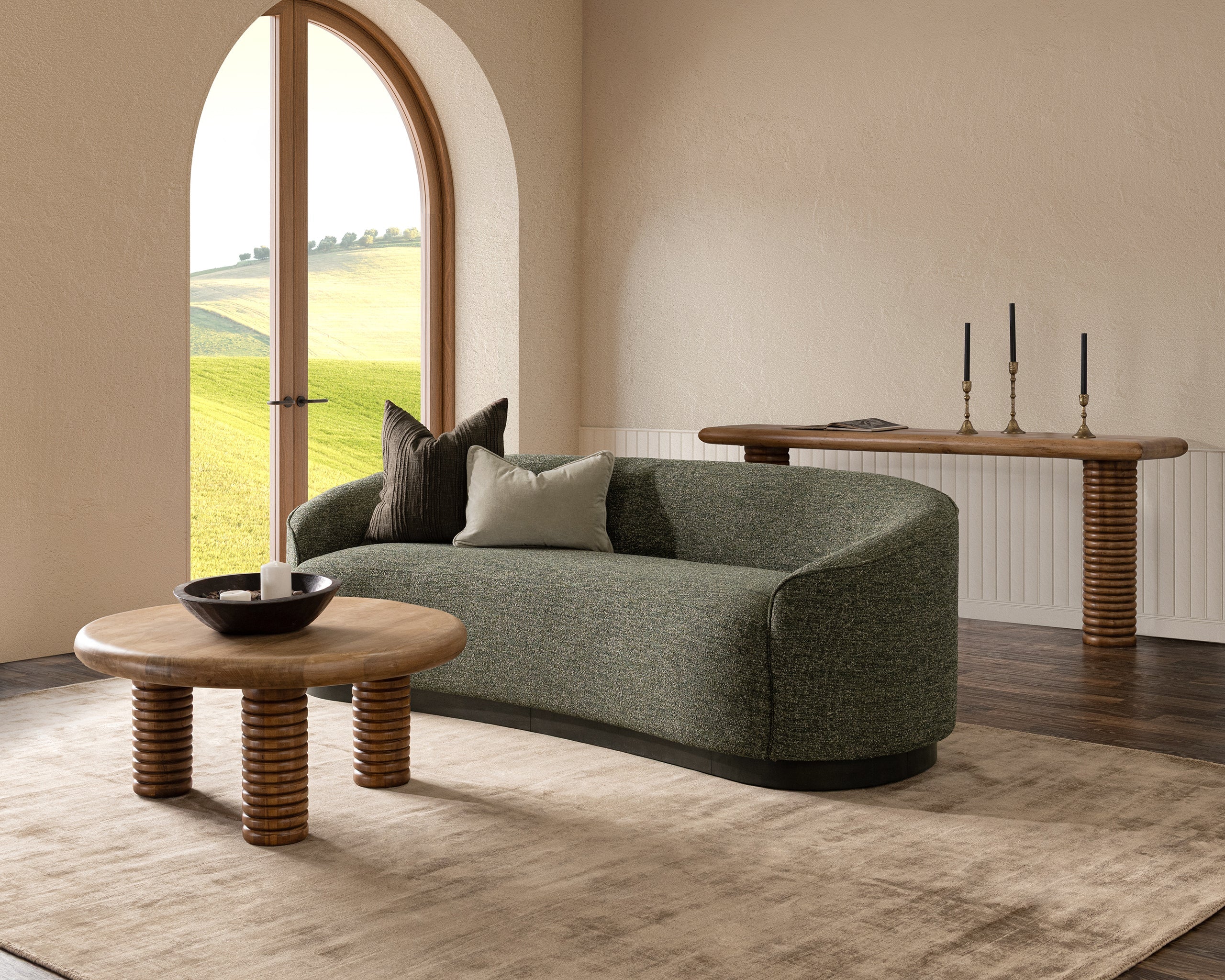 Beverly Sofa - Coastal Breeze