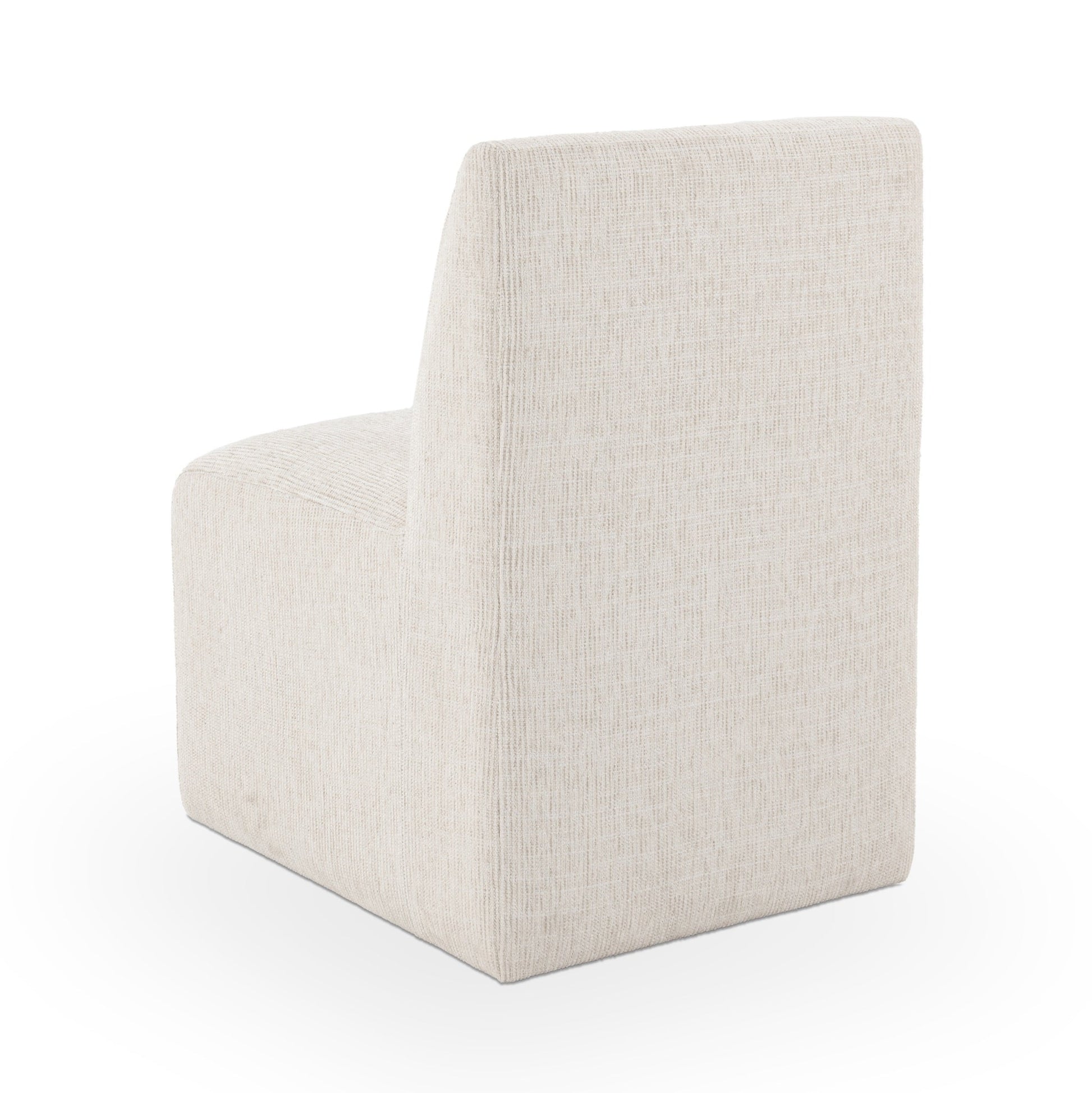Brighton Dining Chair with Casters - Coastal Sand