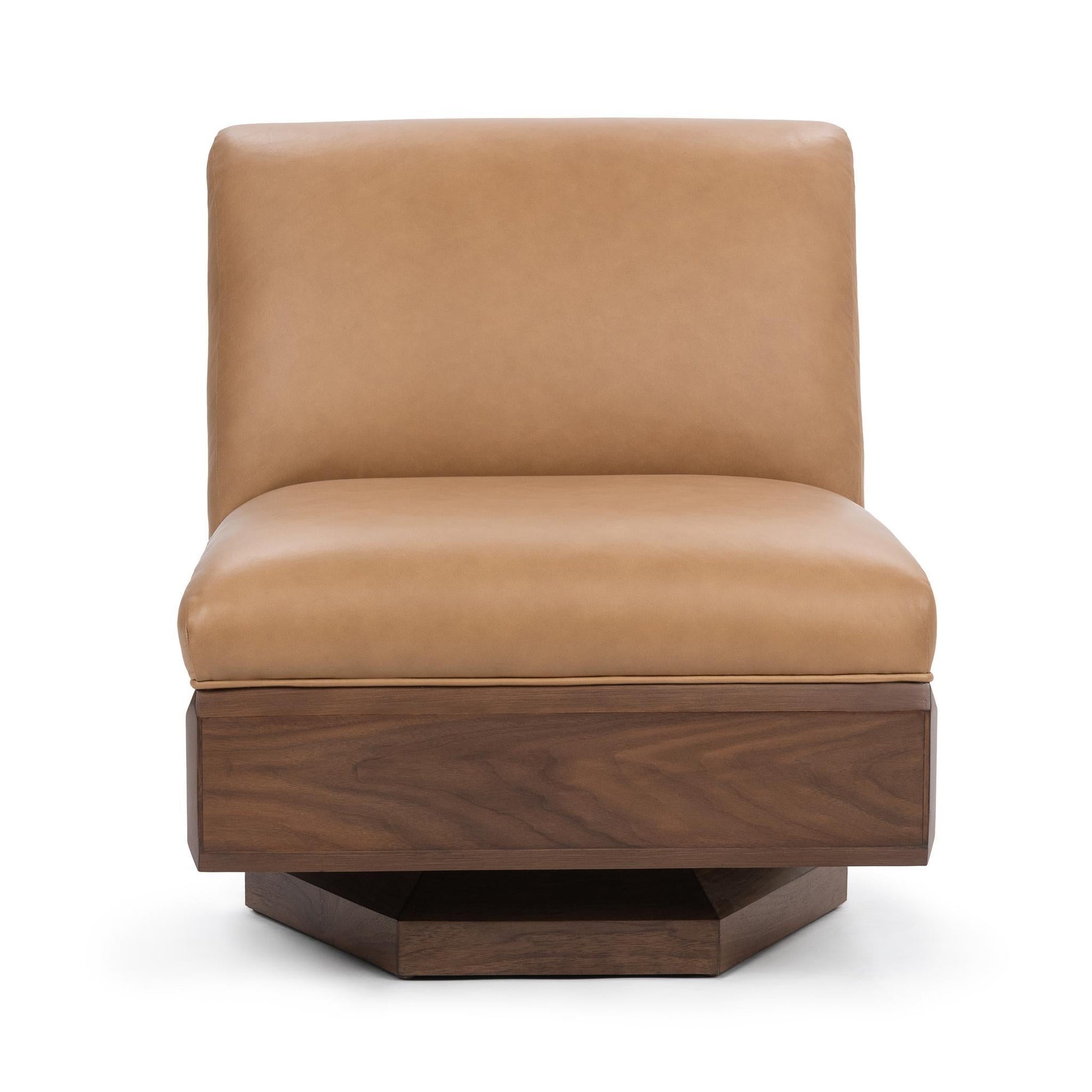 Myla Swivel Chair - Tan