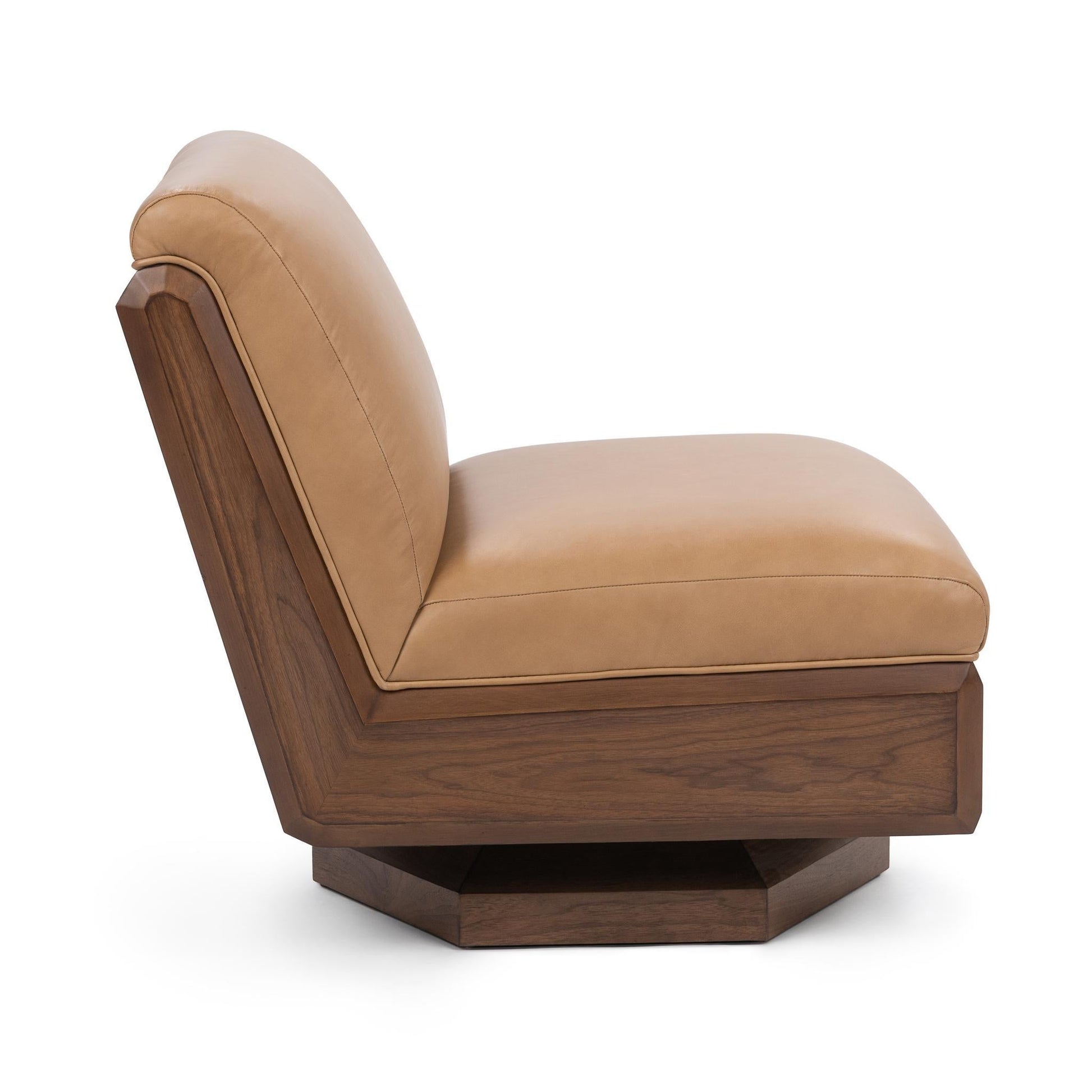 Myla Swivel Chair - Tan