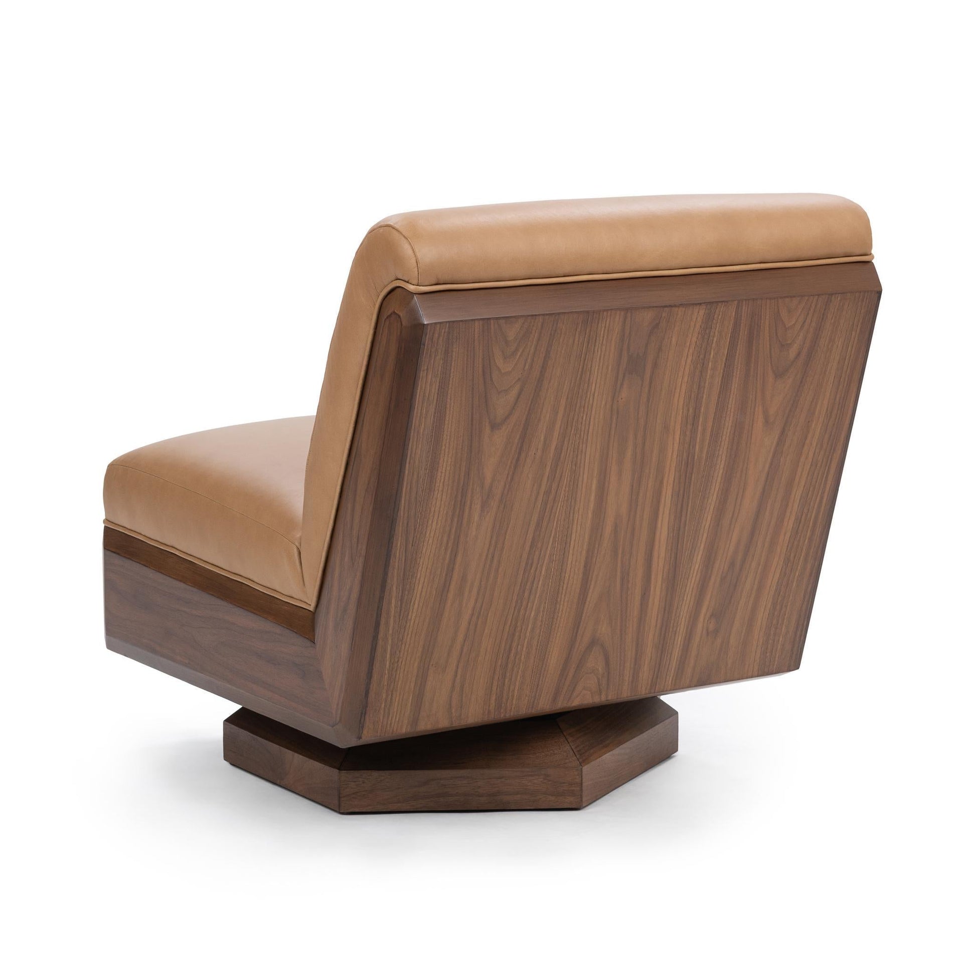 Myla Swivel Chair - Tan