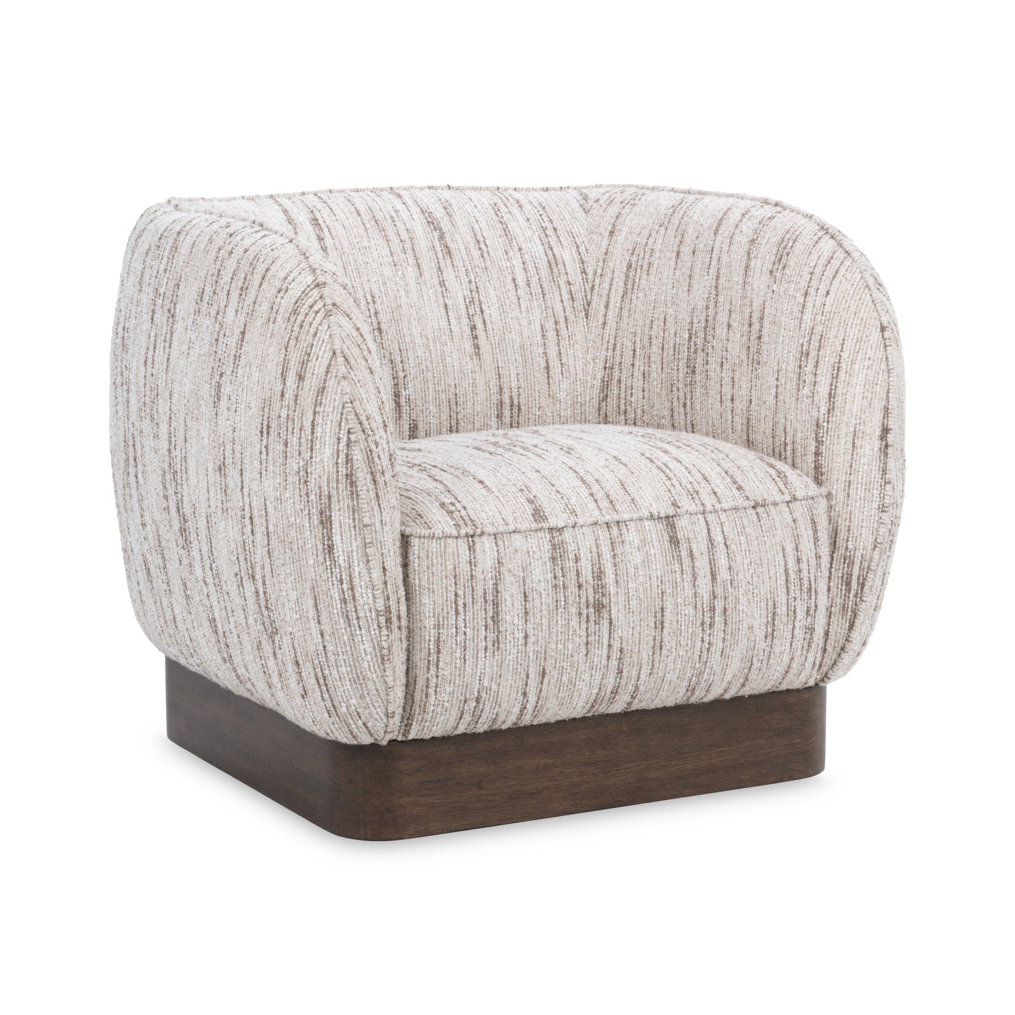Rinner Swivel Chair - Cocoa Cream