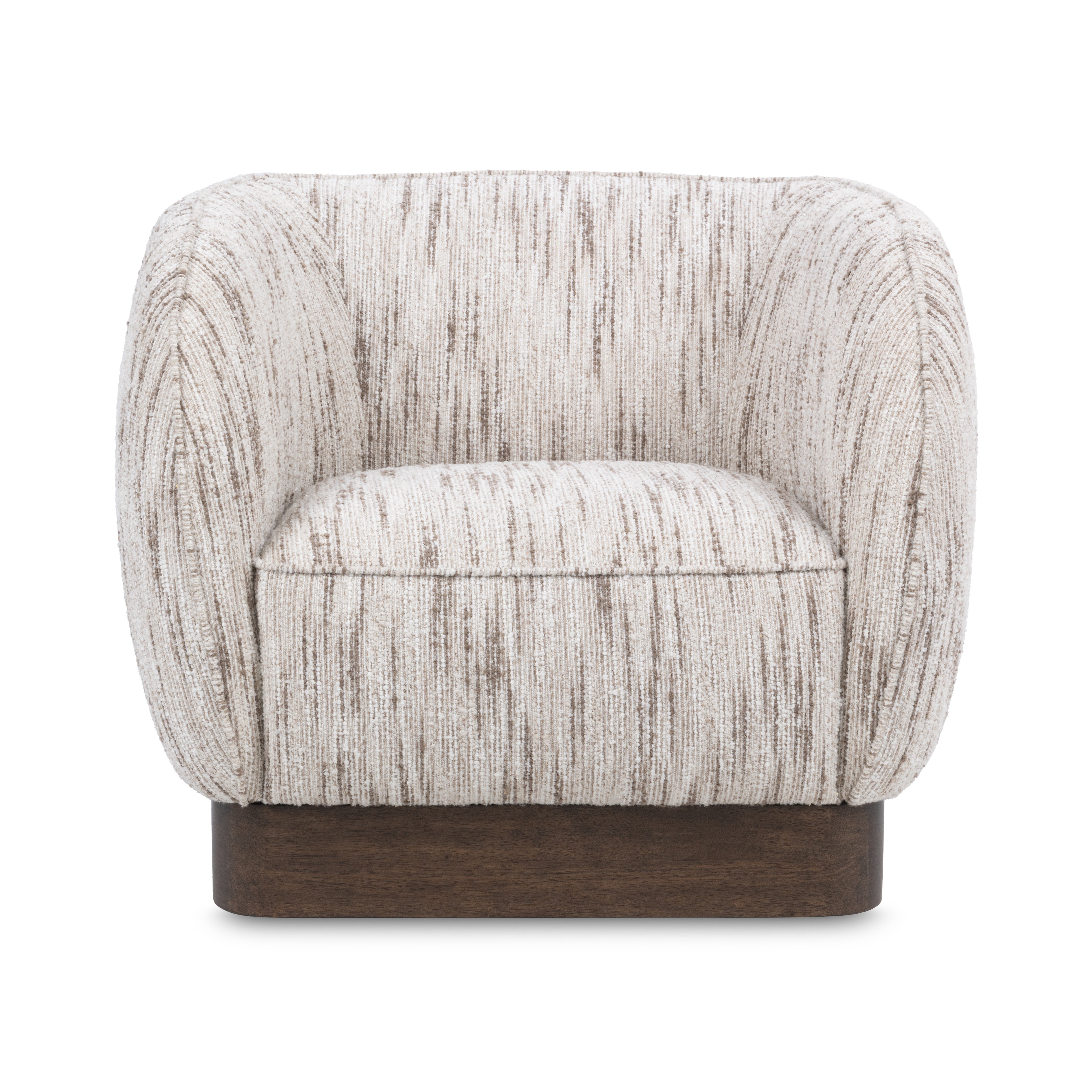 Rinner Swivel Chair - Cocoa Cream