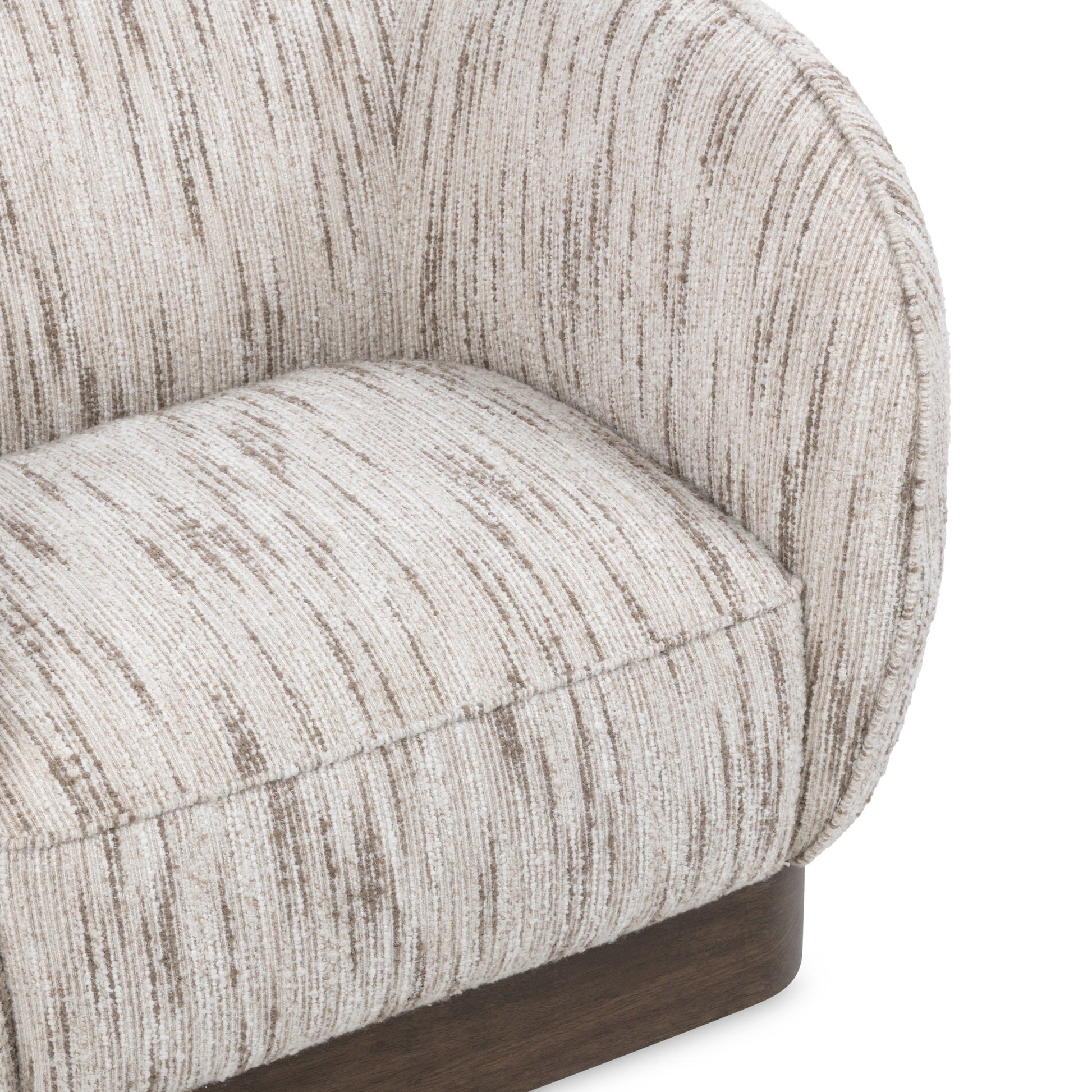 Rinner Swivel Chair - Cocoa Cream
