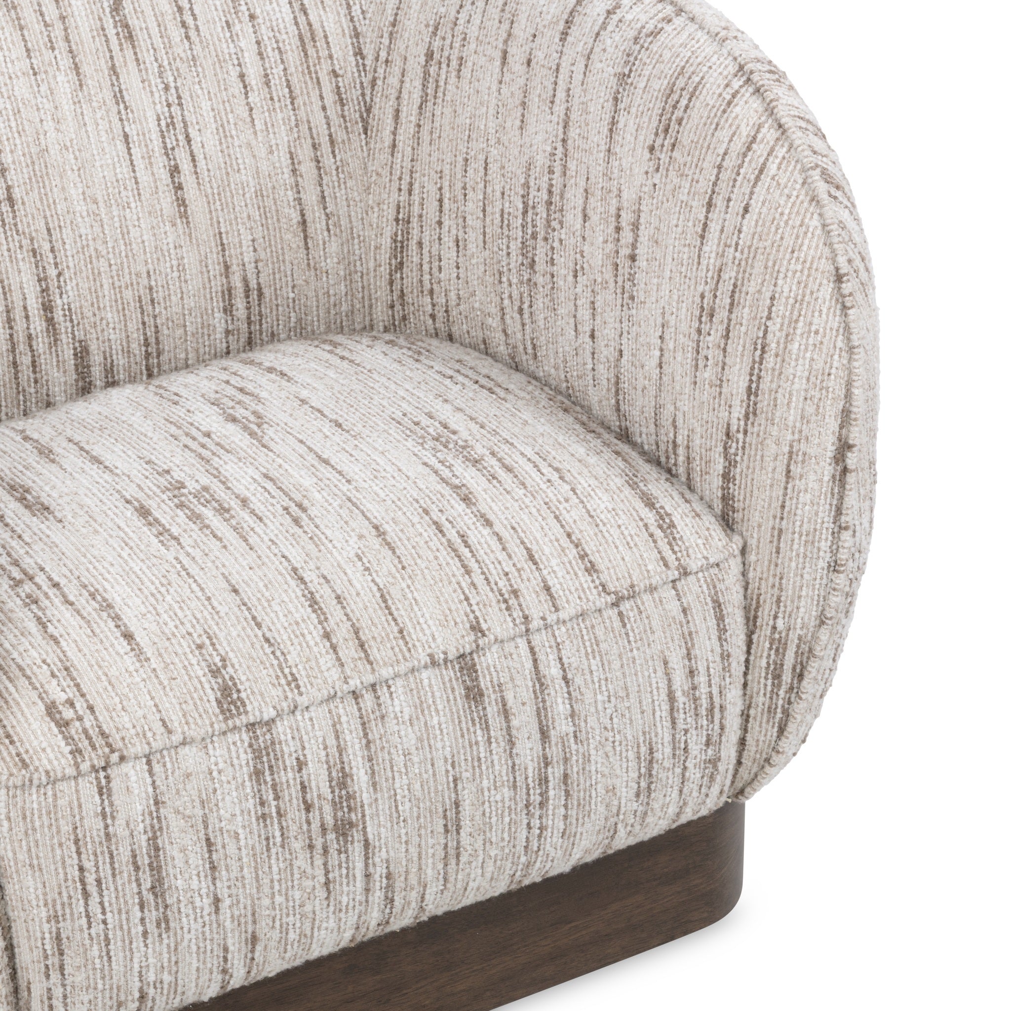 Rinner Swivel Chair - Cocoa Cream
