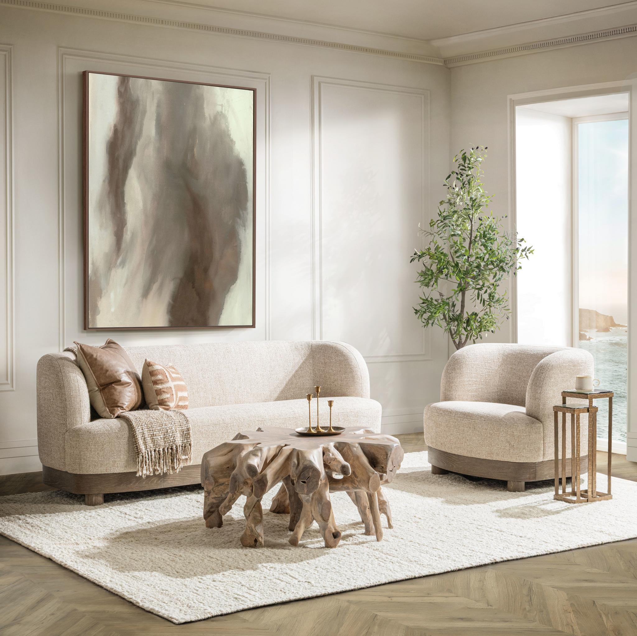 Meera Accent Chair - Latte