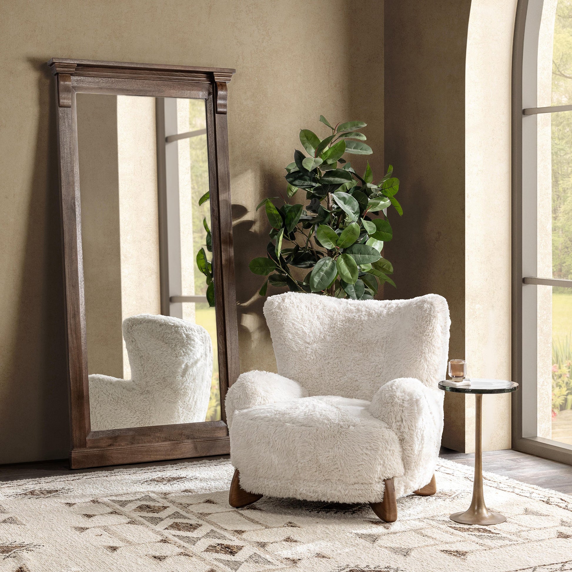 Riya Accent Chair - Vanilla