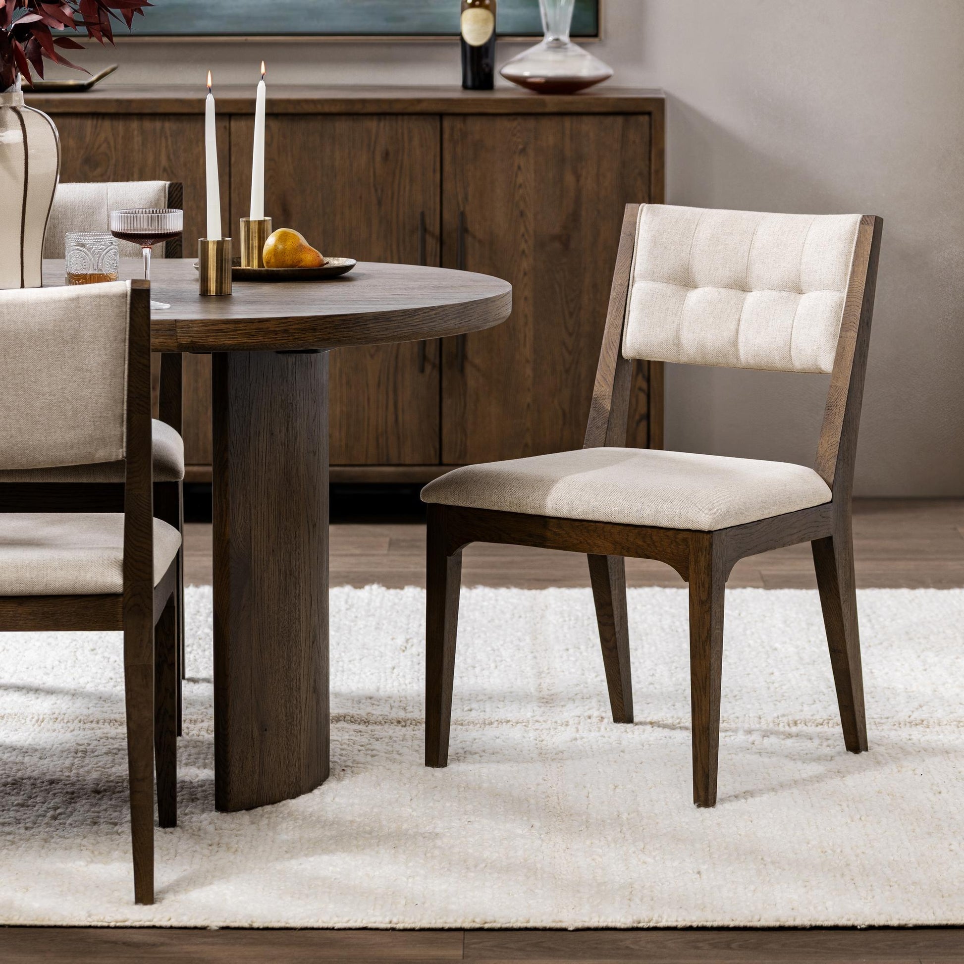 Estelle Dining Chair Set of 2 - Soft Cocoa