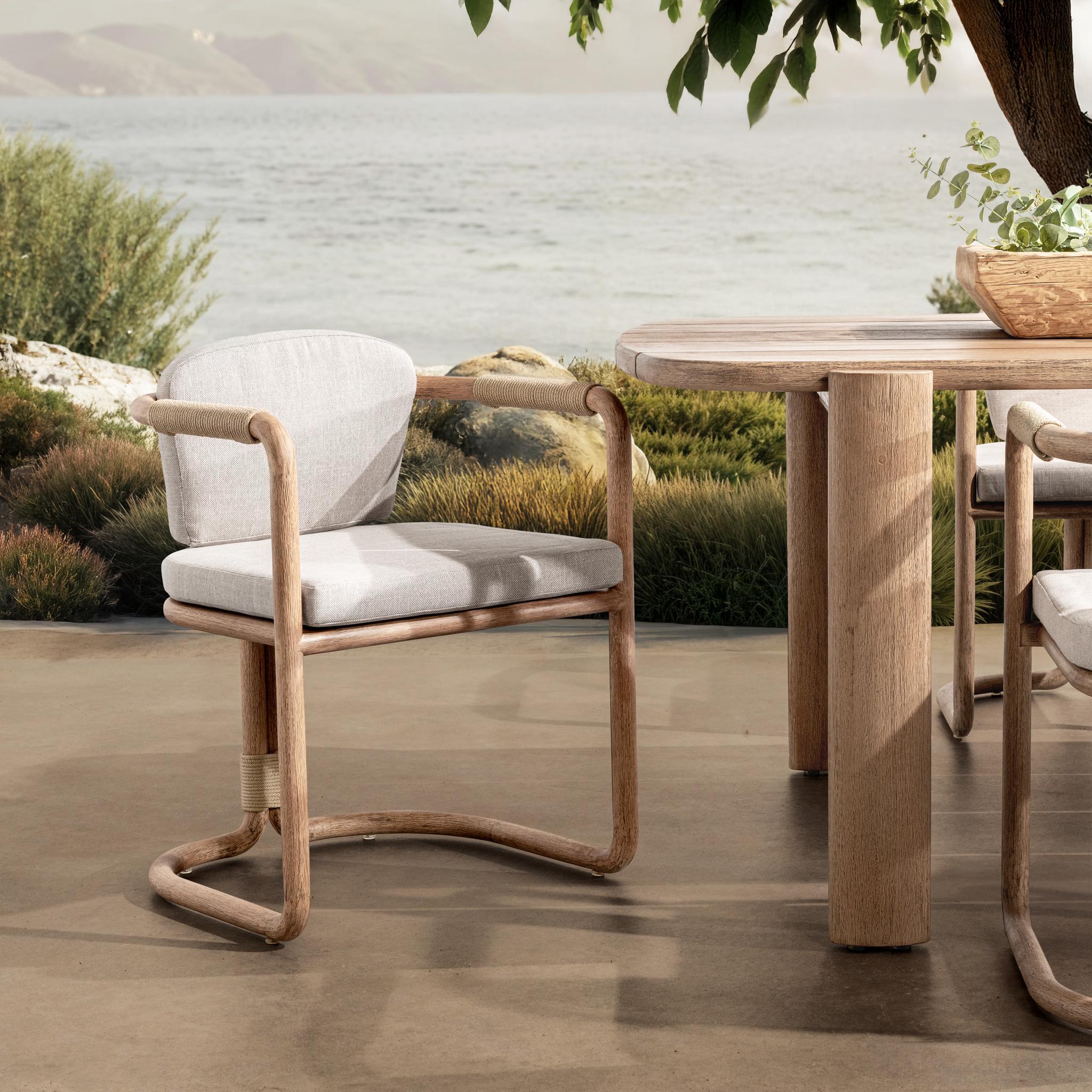 Dawson Outdoor Dining Chair - Butterscotch