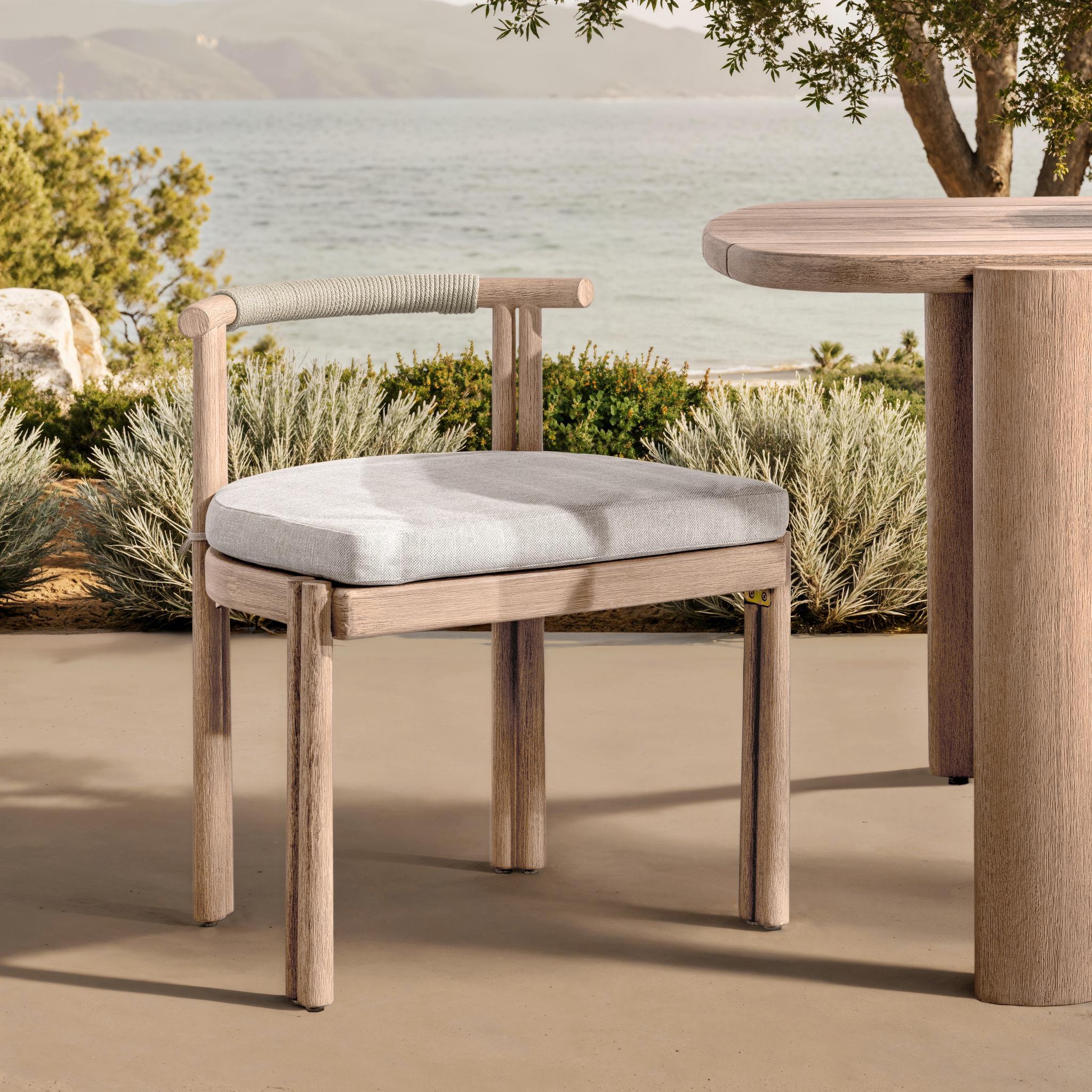 Oliver Outdoor Dining Chair Set of 2 - Butterscotch