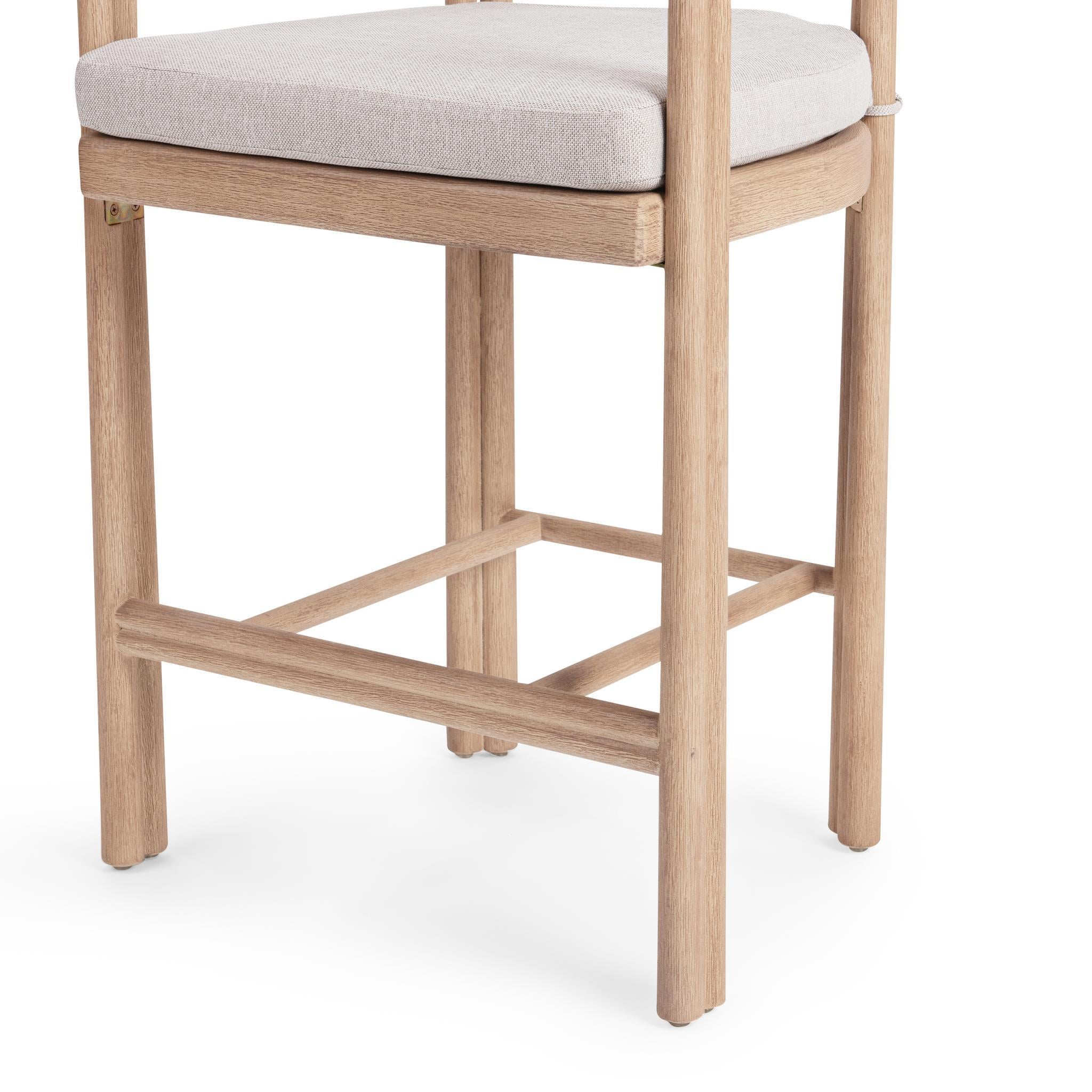 Oliver Outdoor Counter Stool - Butterscotch