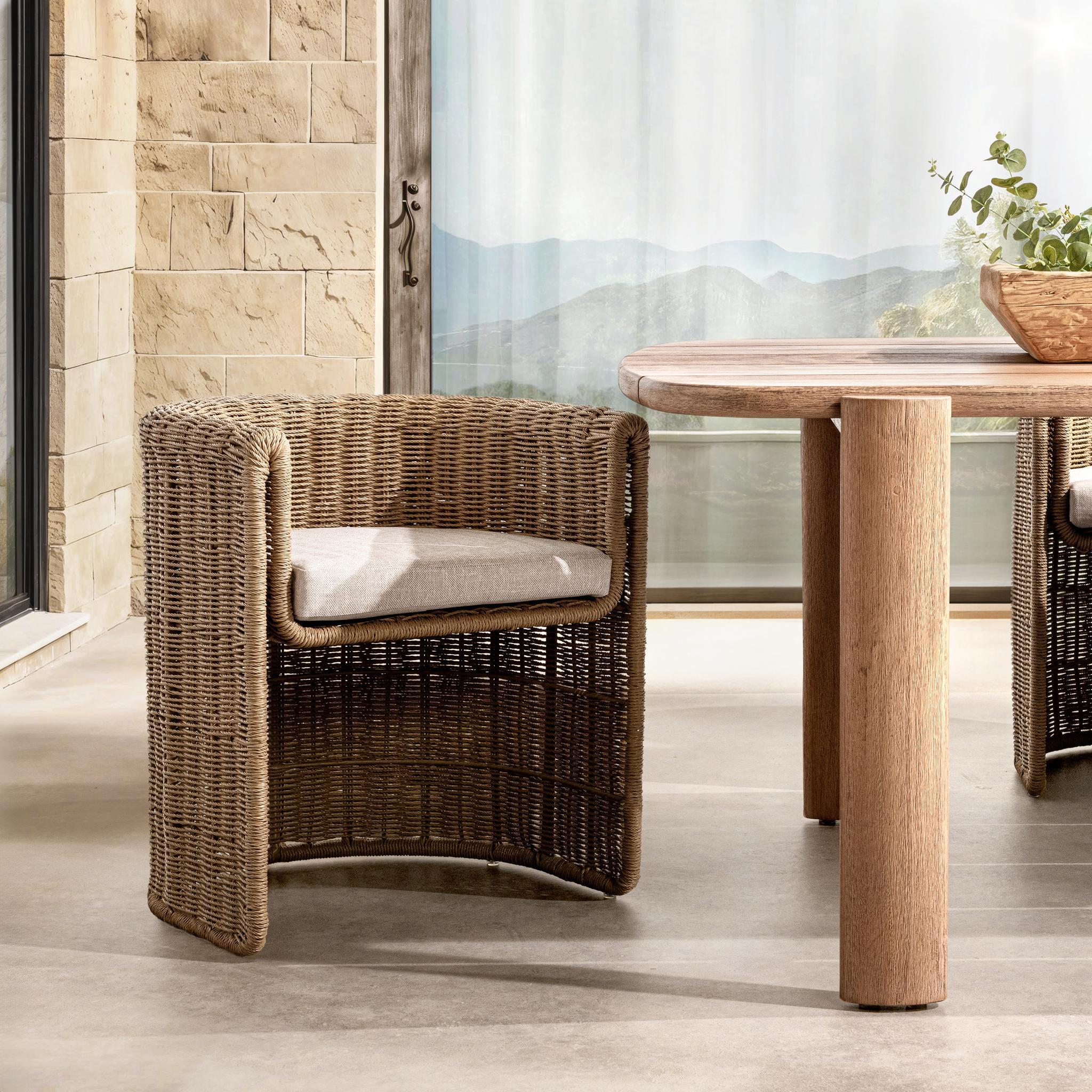 Rami Outdoor Dining Chair - Natural