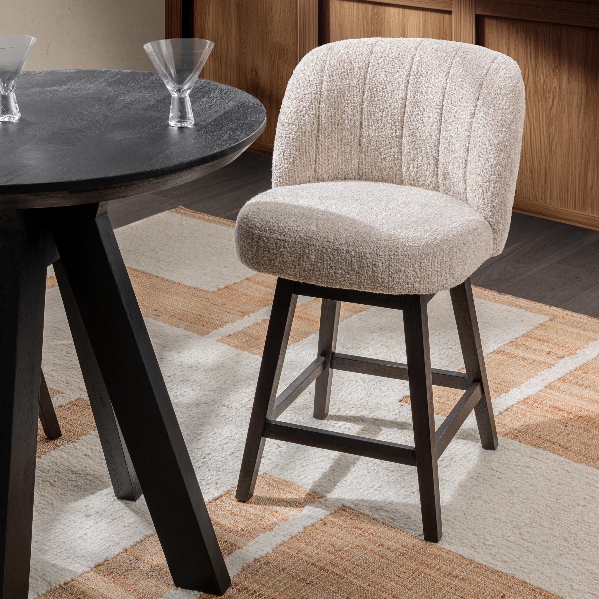Della Counter Stool - Sandy Cream