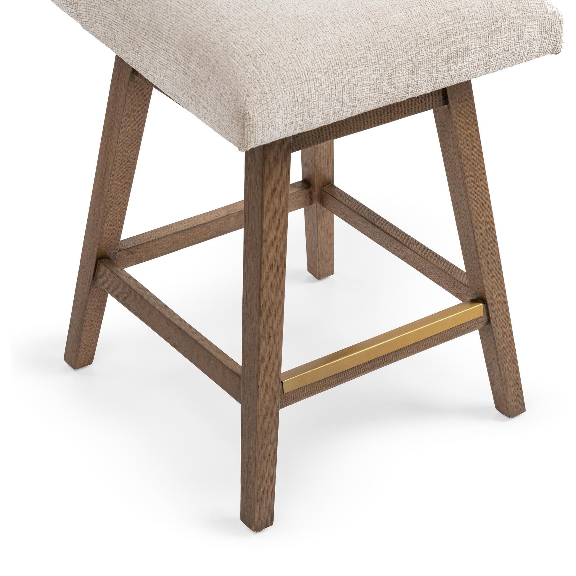 Ava Swivel Counter Stool - Vanilla Oat