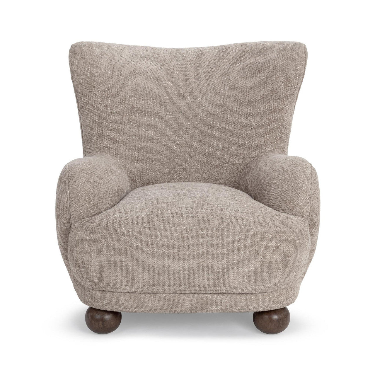 Penelope Mushroom Taupe Accent Chair