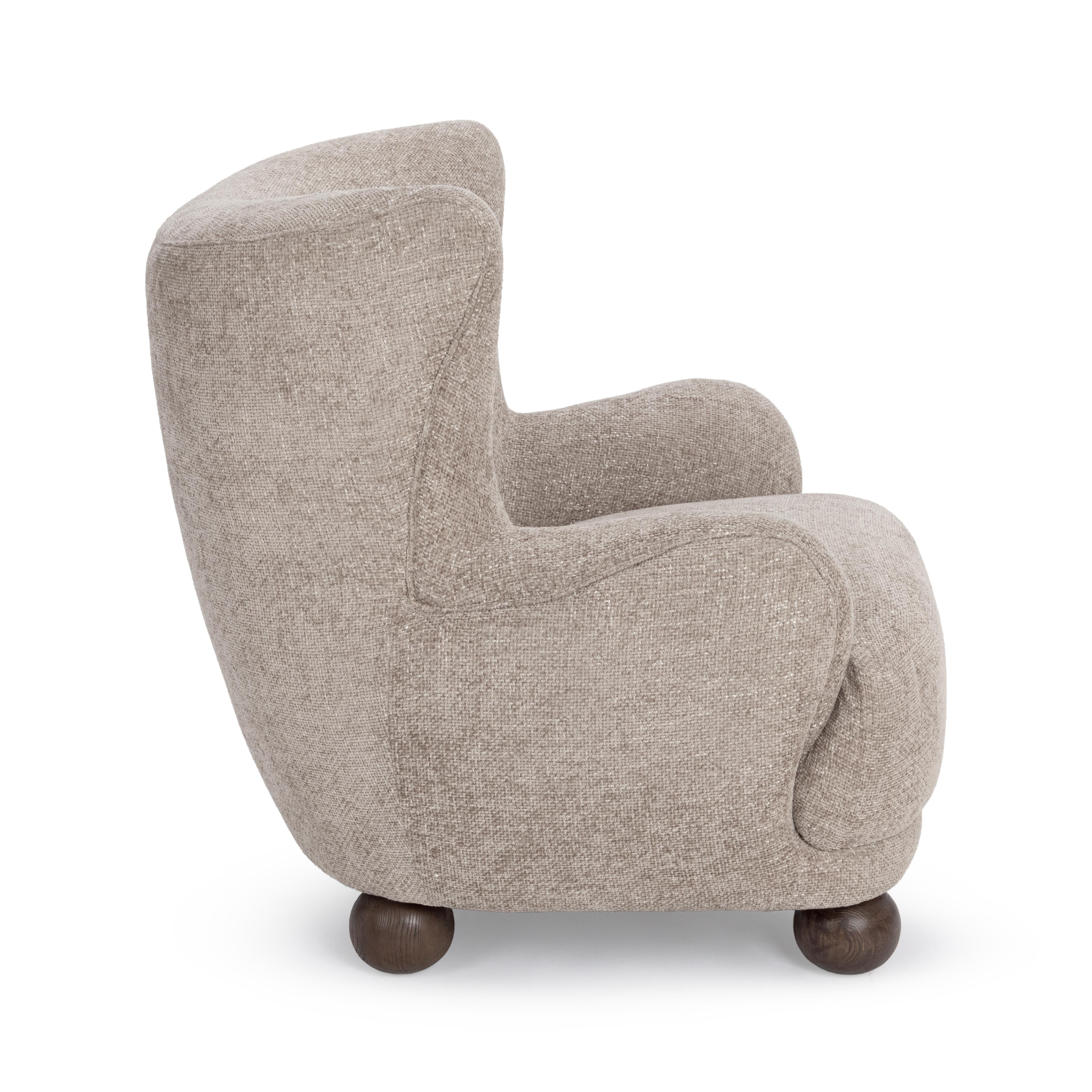Penelope Accent Chair - Mushroom Taupe