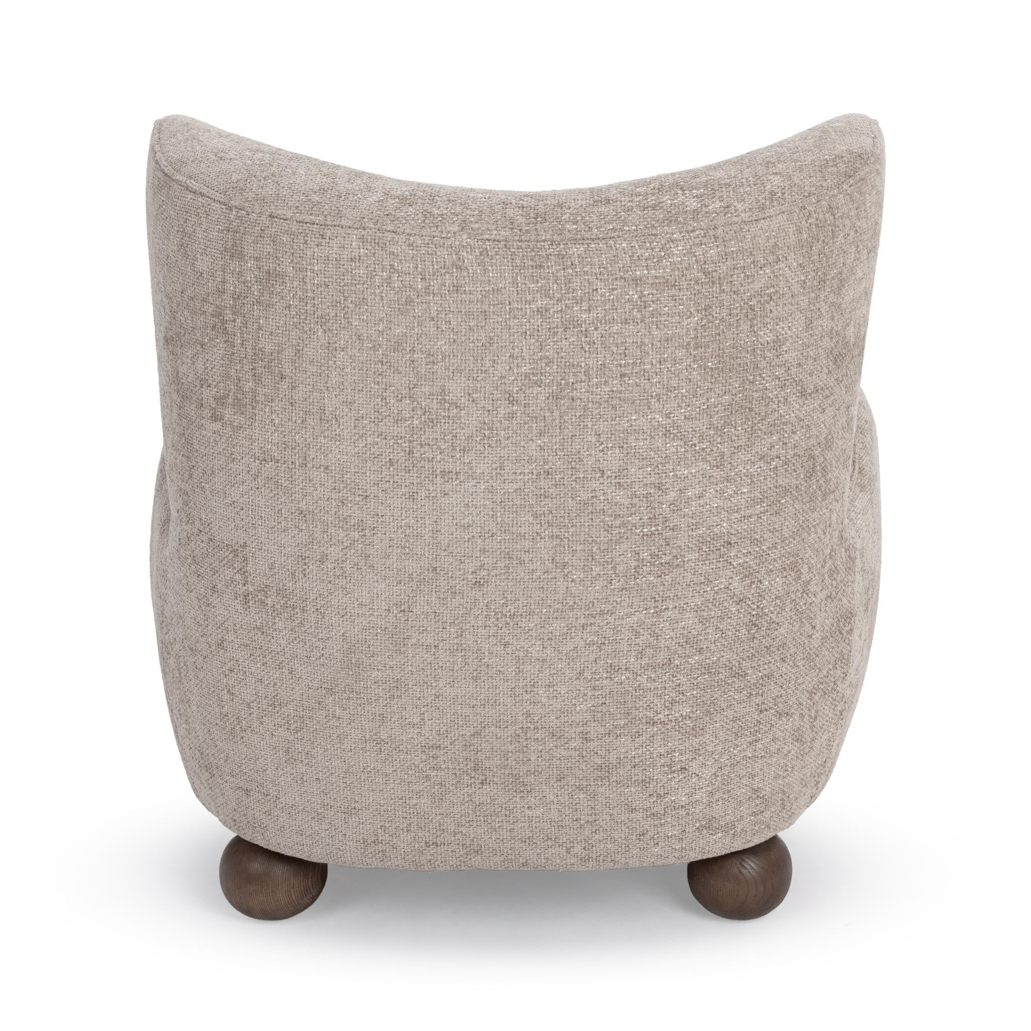 Penelope Accent Chair - Mushroom Taupe