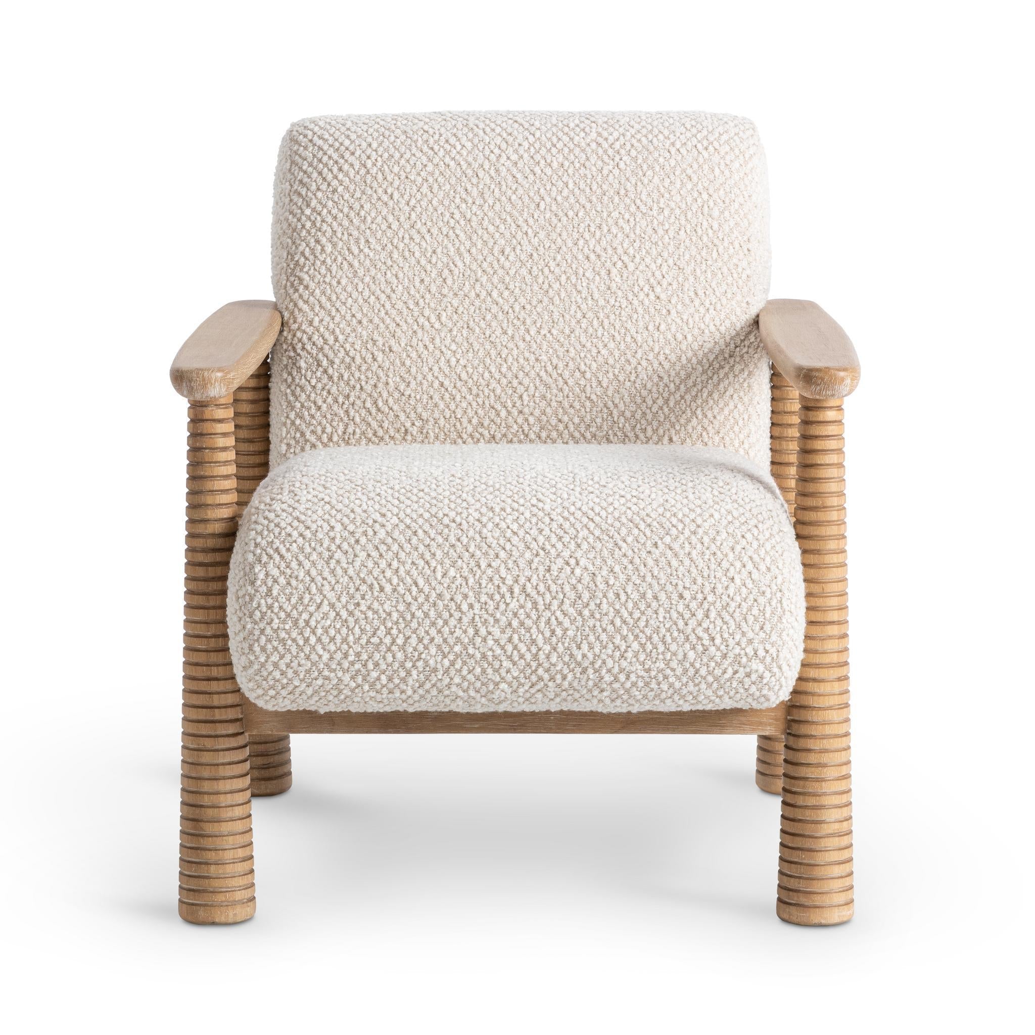 Caprice Accent Chair - Beige Natural