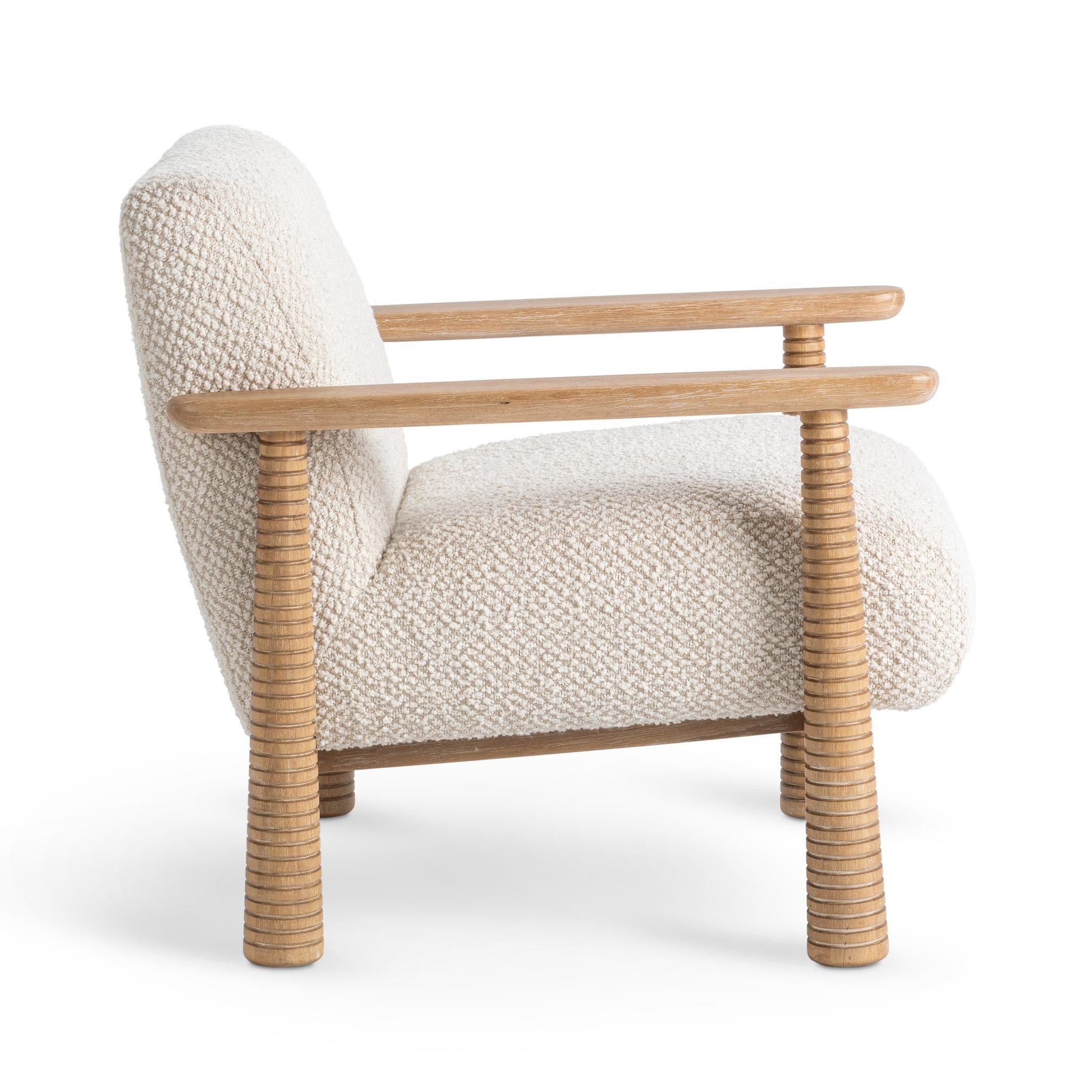 Caprice Accent Chair - Beige Natural