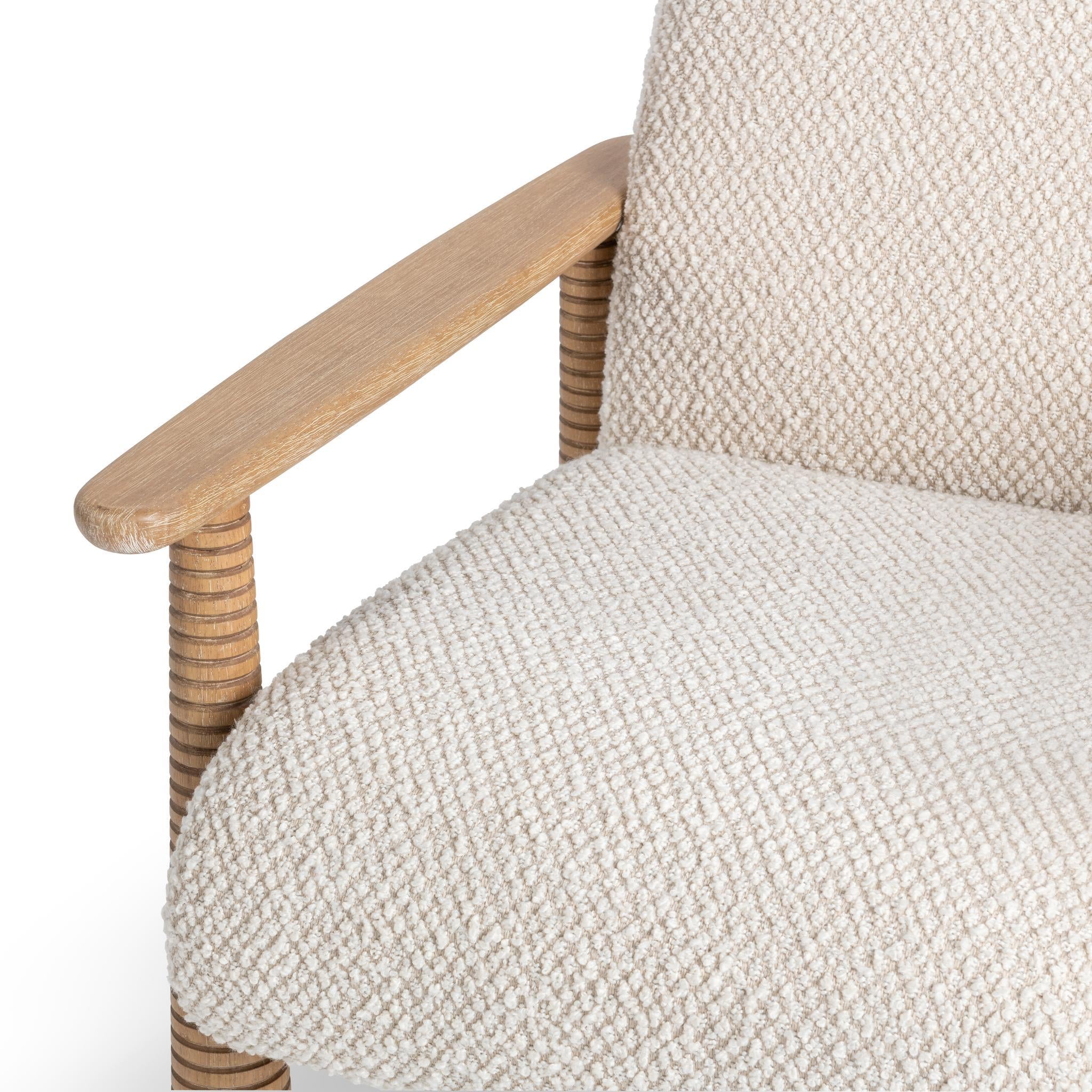 Caprice Accent Chair - Beige Natural