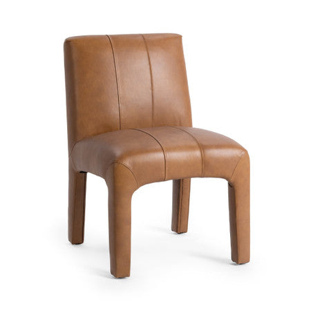 Liliana Tan Leather Dining Chair