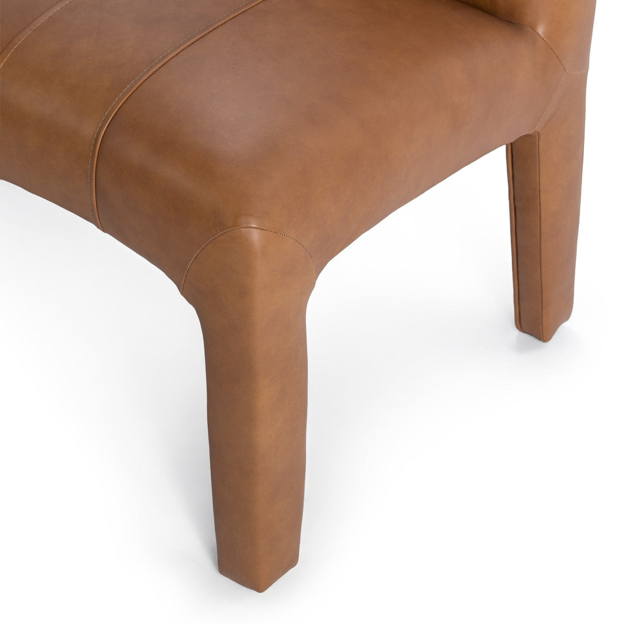 Liliana Tan Leather Dining Chair