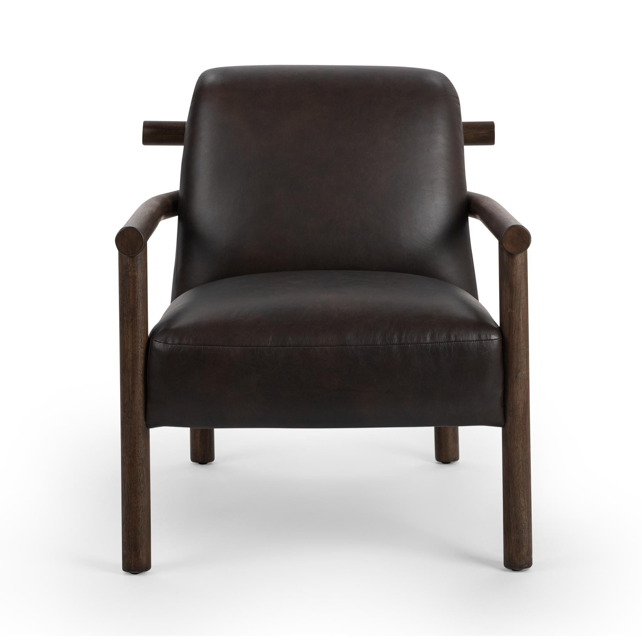 Azoria Accent Chair - Dark Roast