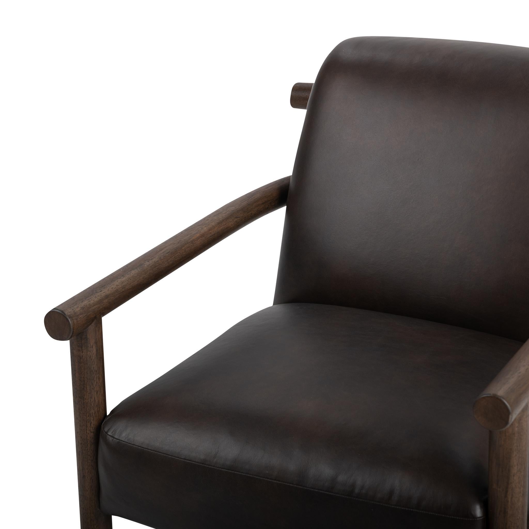Azoria Accent Chair - Dark Roast
