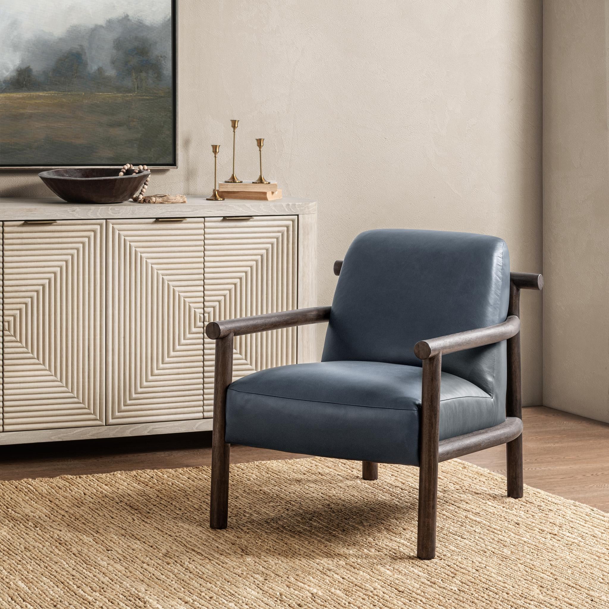 Azoria Accent Chair - Mystic Blue